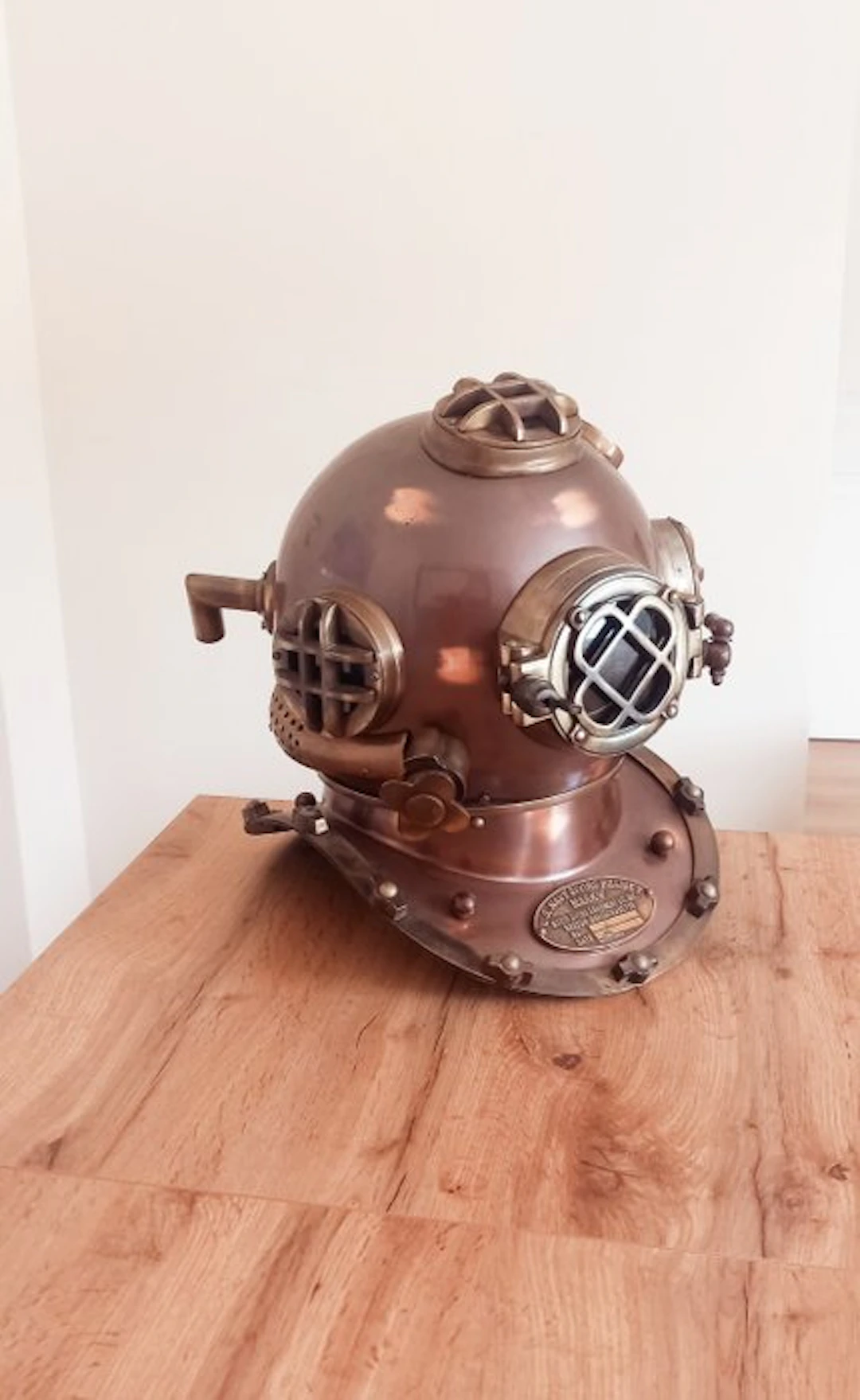 Diving helmet - Brass, Bronze