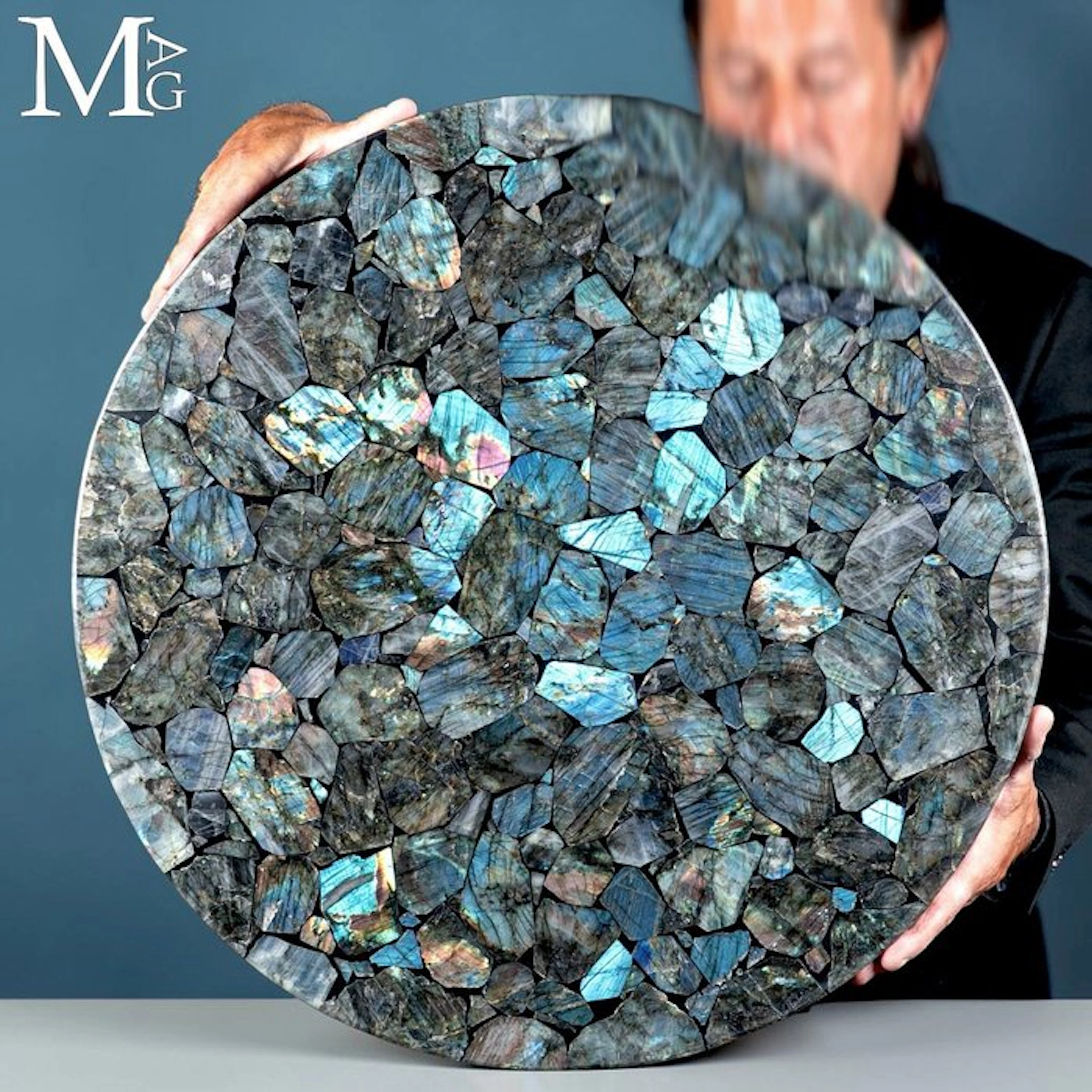 Exquisite Labradorite Top Table - Luxury Specimen...