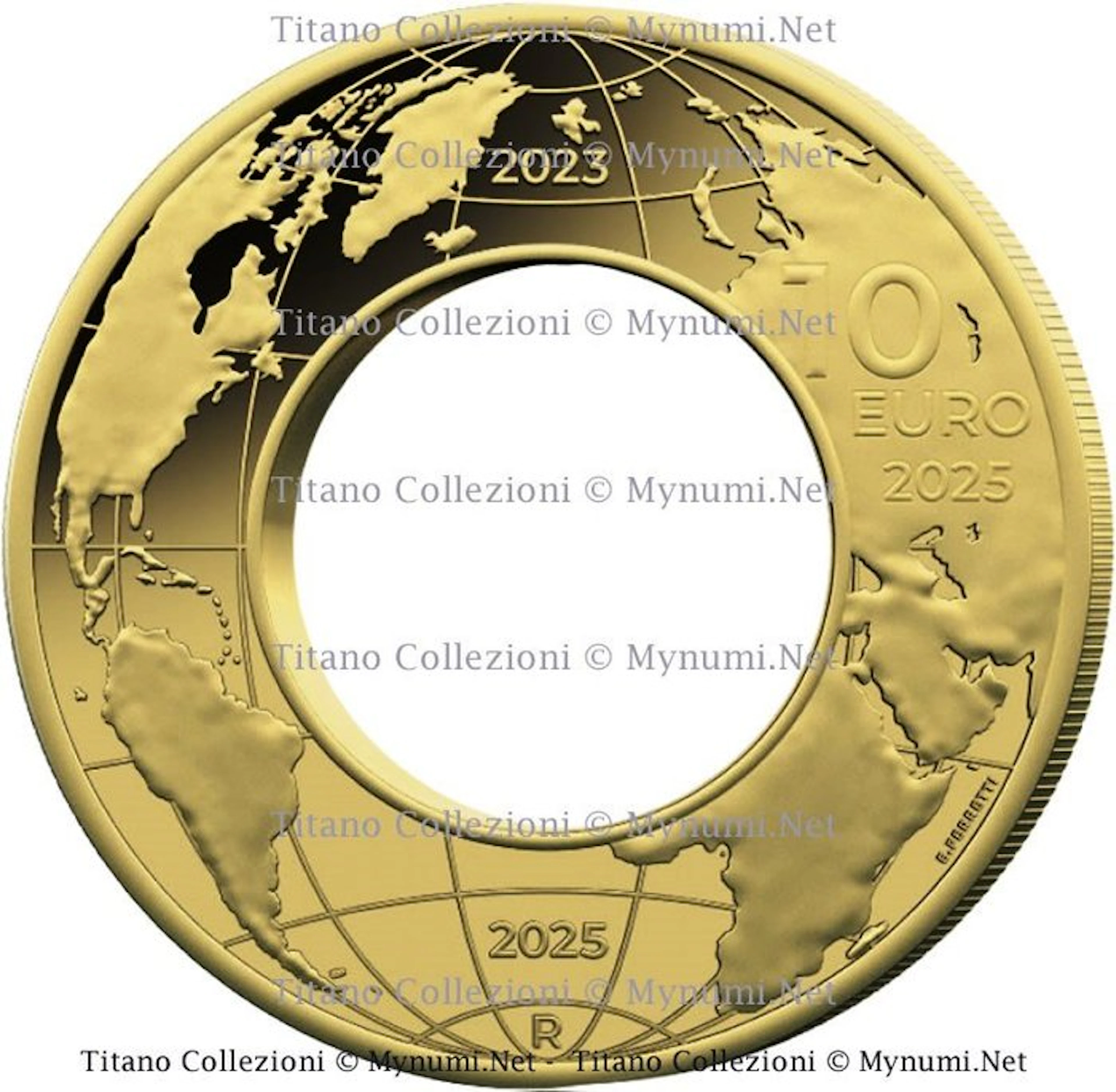 Italy. 10 Euro 2025 "Amerigo Vespucci" Proof (No reserve price)