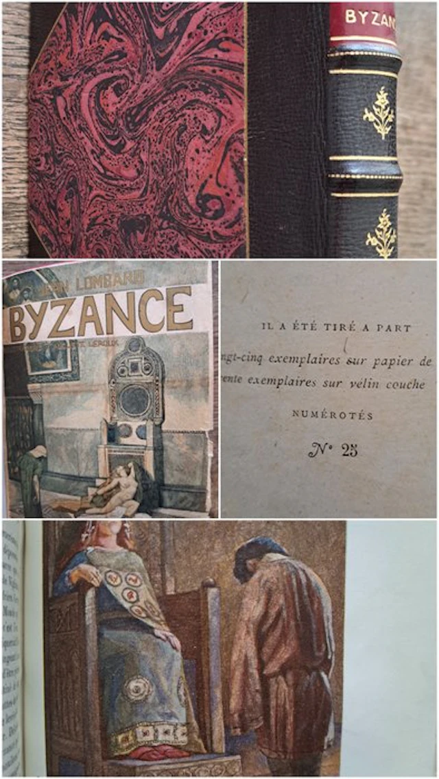 Jean Lombard / A. Leroux - Byzance [ ex. de tête sur Chine] [décadence] - 1901