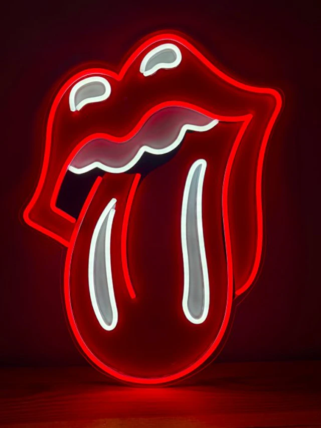 Rolling Stones - Neon light sign - Plexi