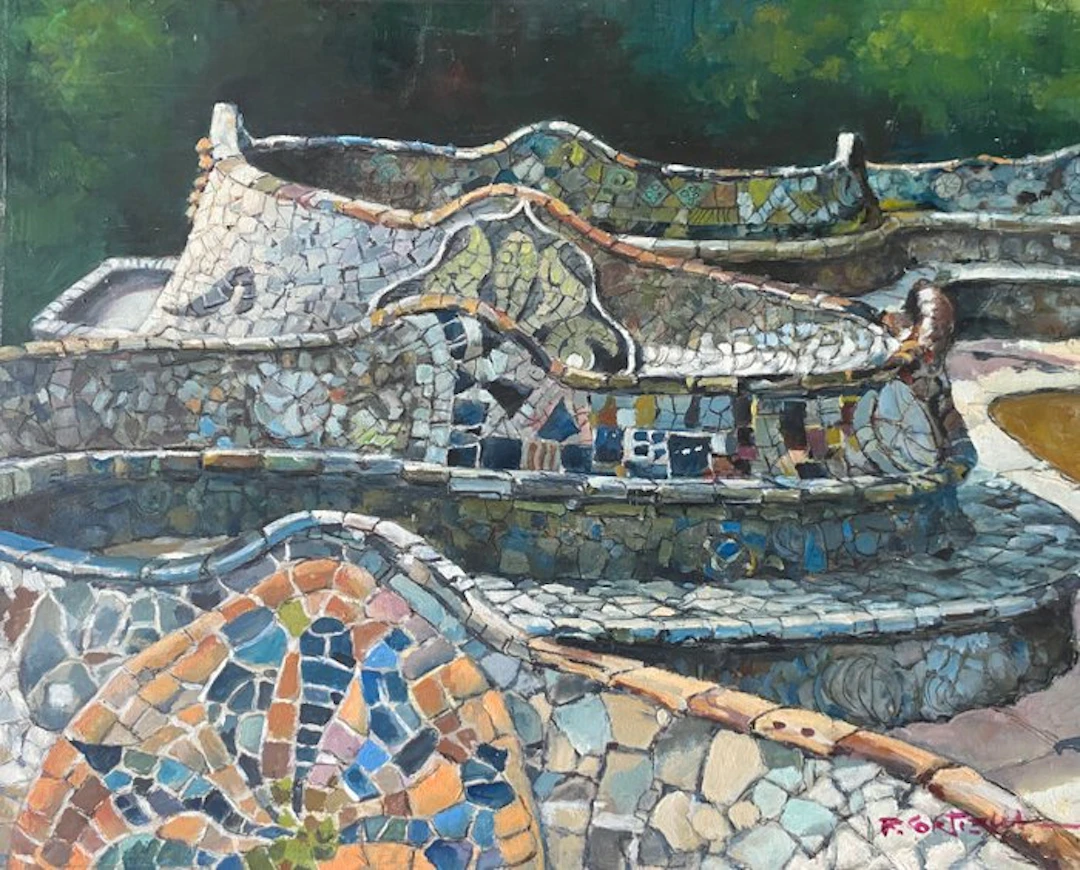 Rafael Cortiella (1931-2019) - Bancs del Parc Güell