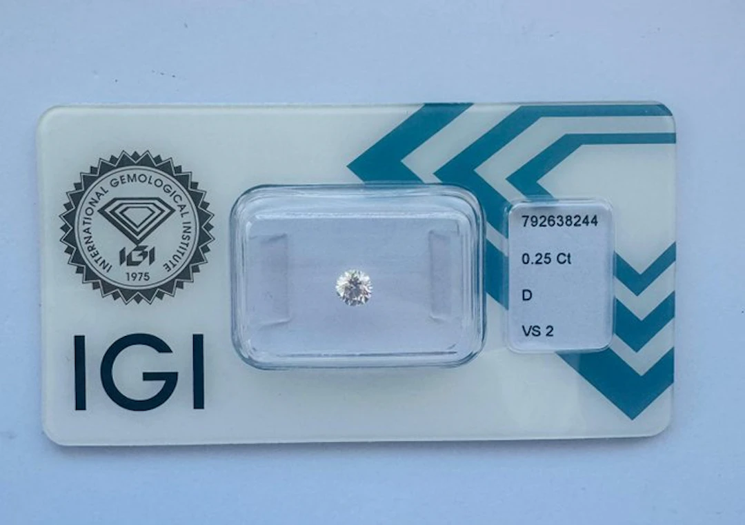 No reserve price - 1 pcs Diamond (Natural) - 0.25 ct...