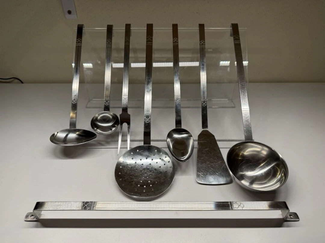 GERO - Gero Zilmeta – Set van 7 opscheplepels met...