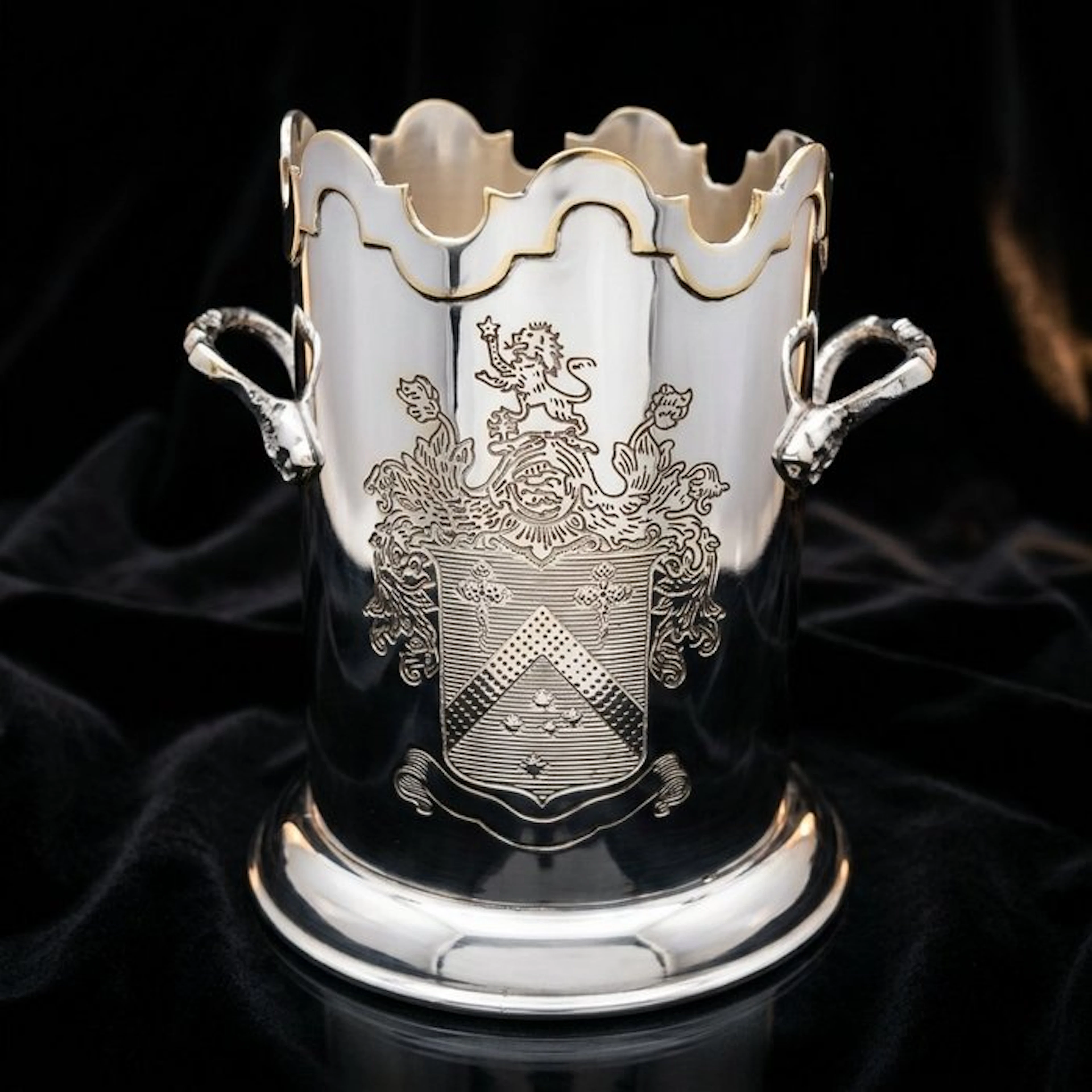 Sweet England Sheffield - Wine rack - Silverplated