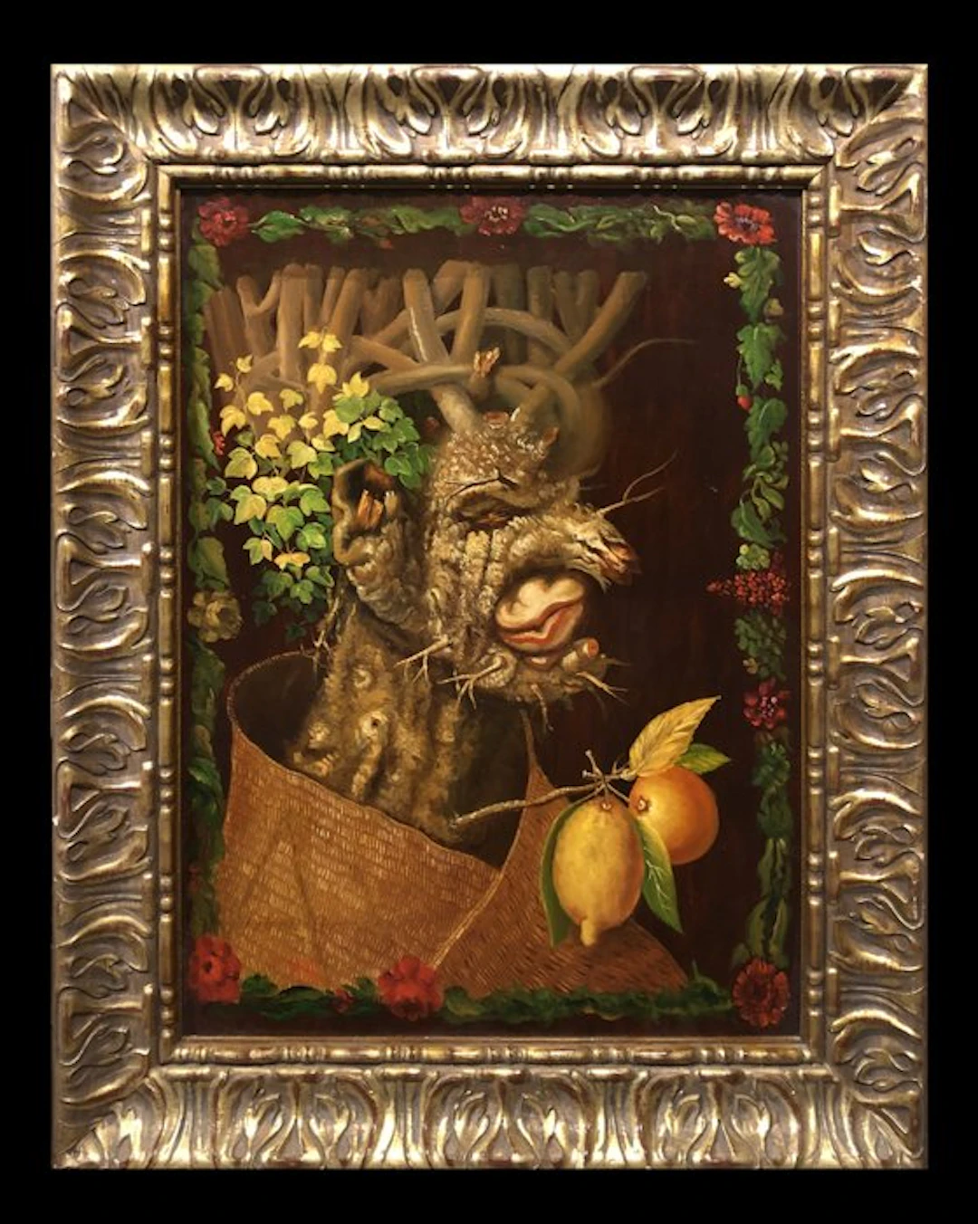 École Européene (XX) - Le Génie de la Forêt (Inspirée du Arcimboldo)