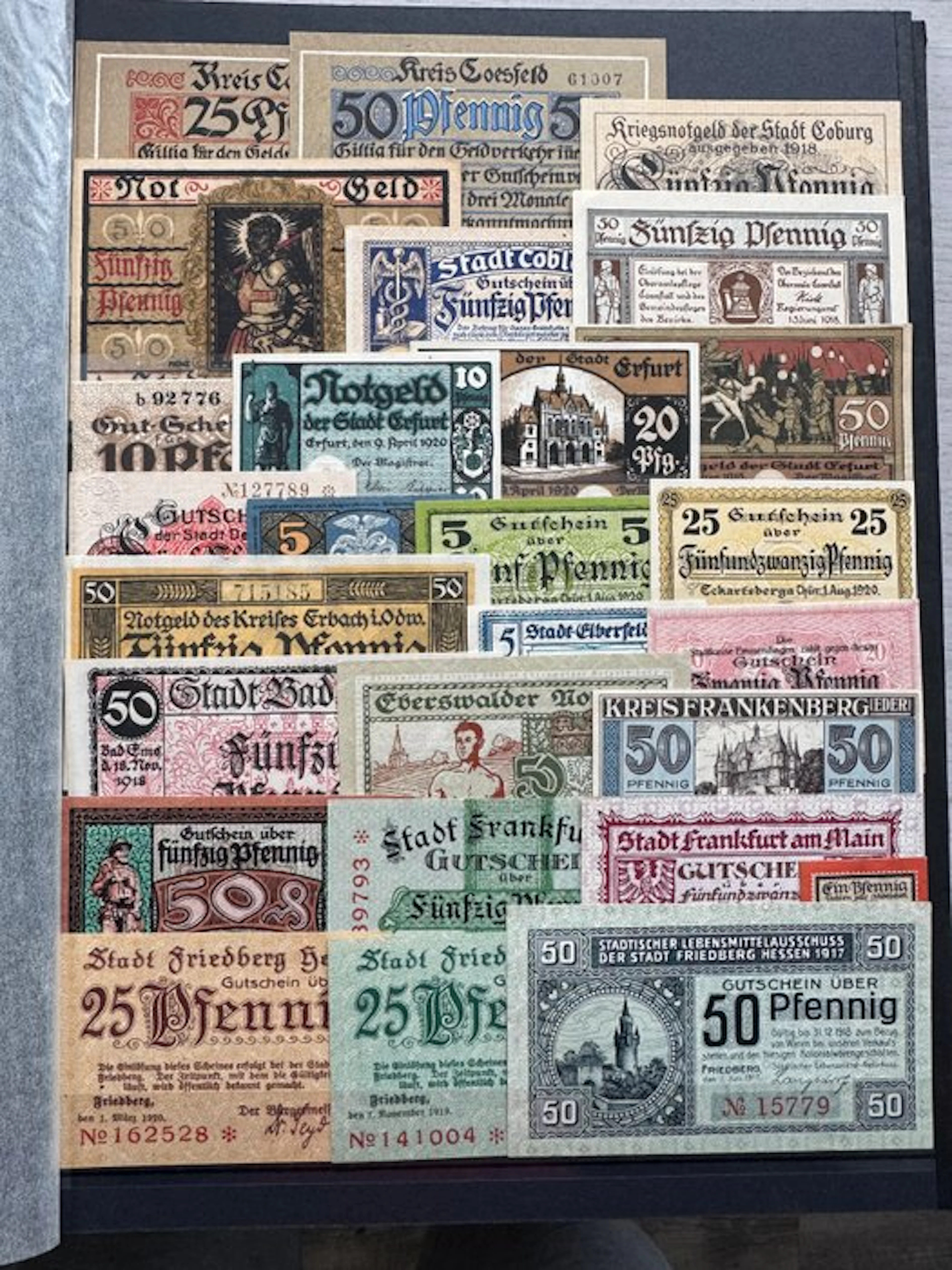 Germany. - 355 Notgeldscheine - 1920's (No reserve price)