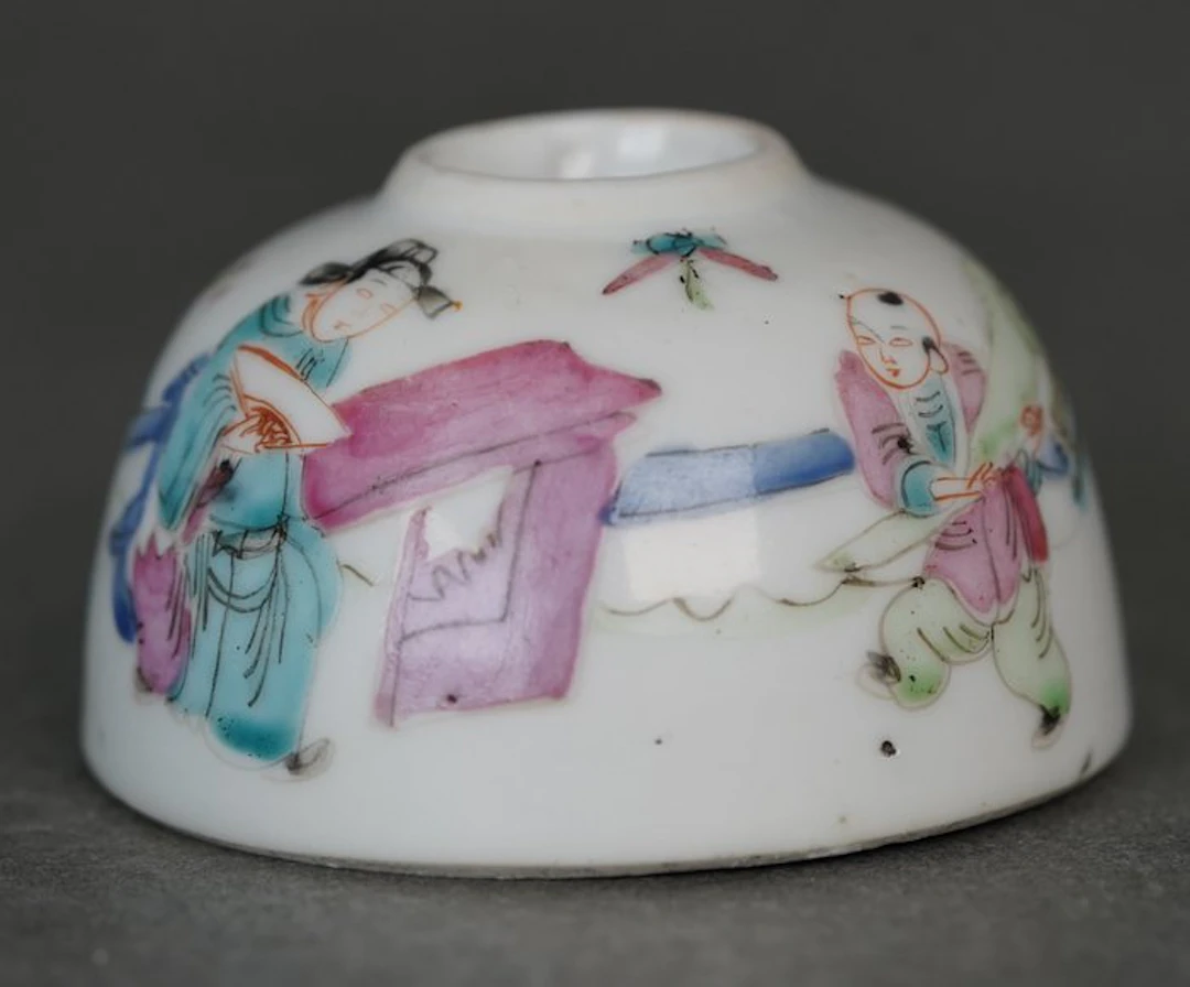Qing Dynasty (19th Century) - Ink container - Scholar...