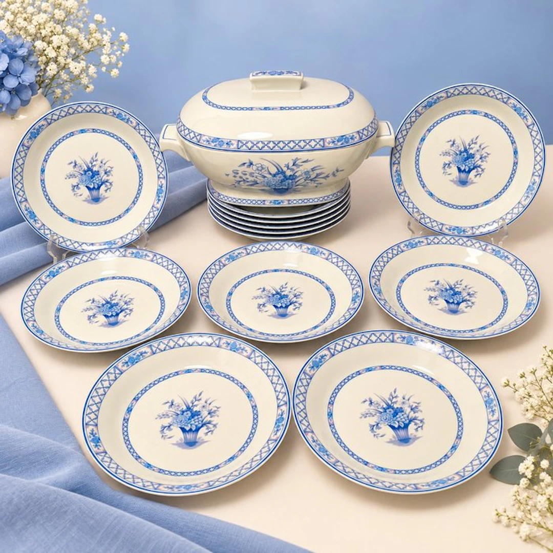 Manufacture Haviland - Table service (13) - Floral...