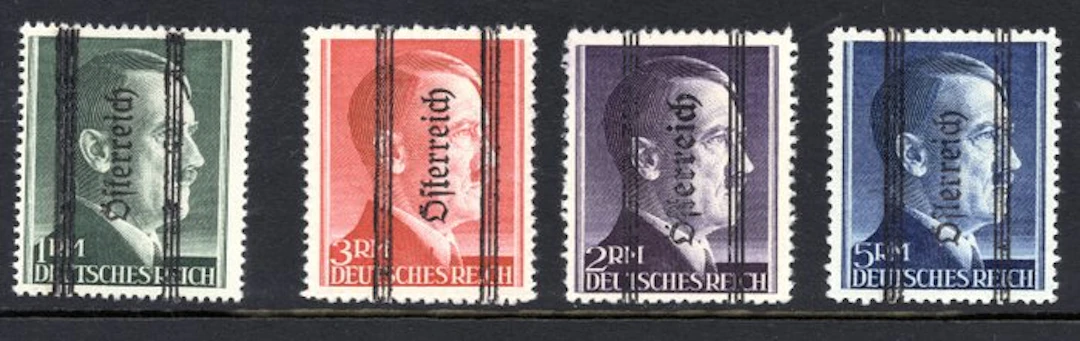 Austria 1945 - Hitler overprints - Free worldwide...