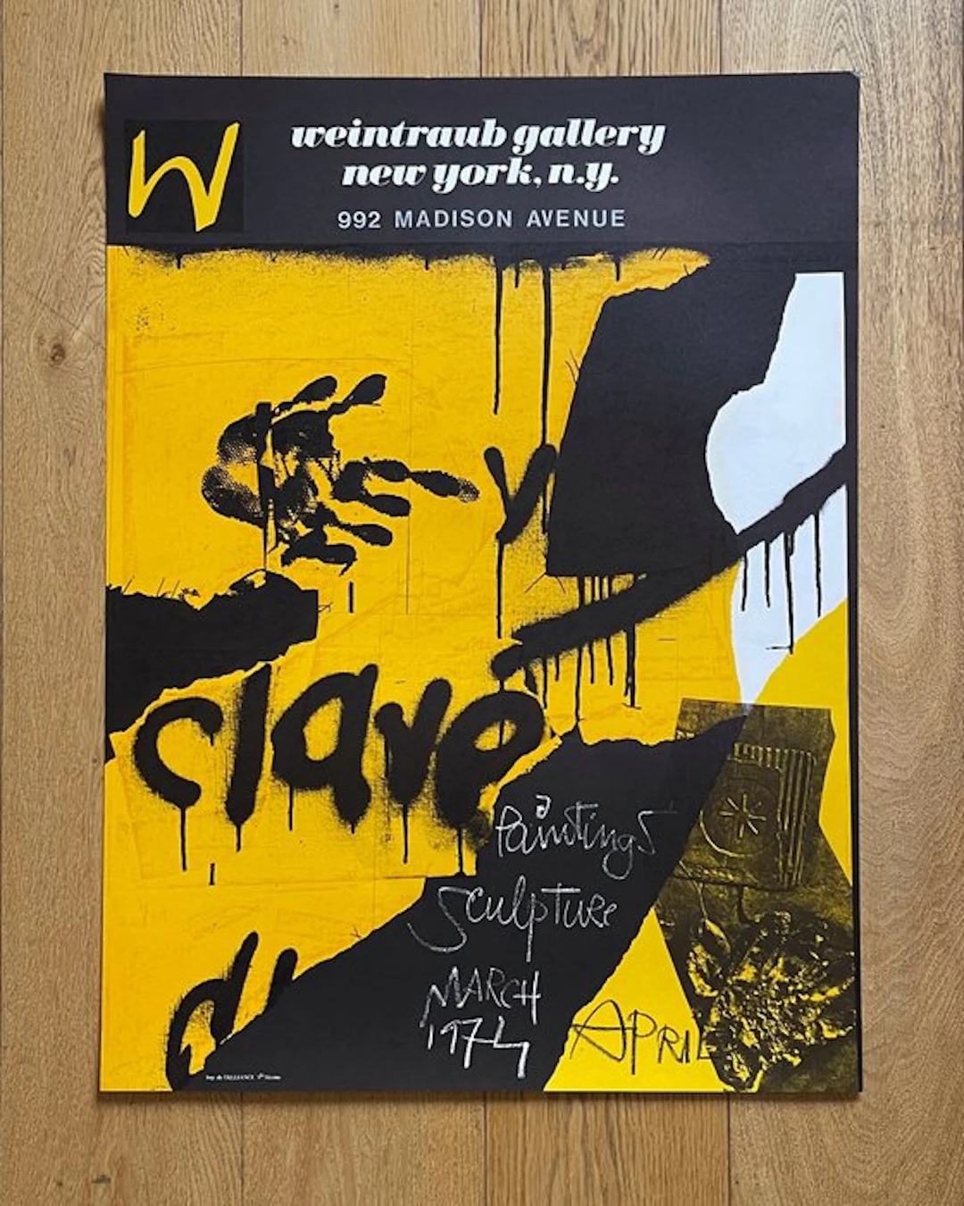 Anonymous - Antoni Clavé – Weintraub Gallery New York –...