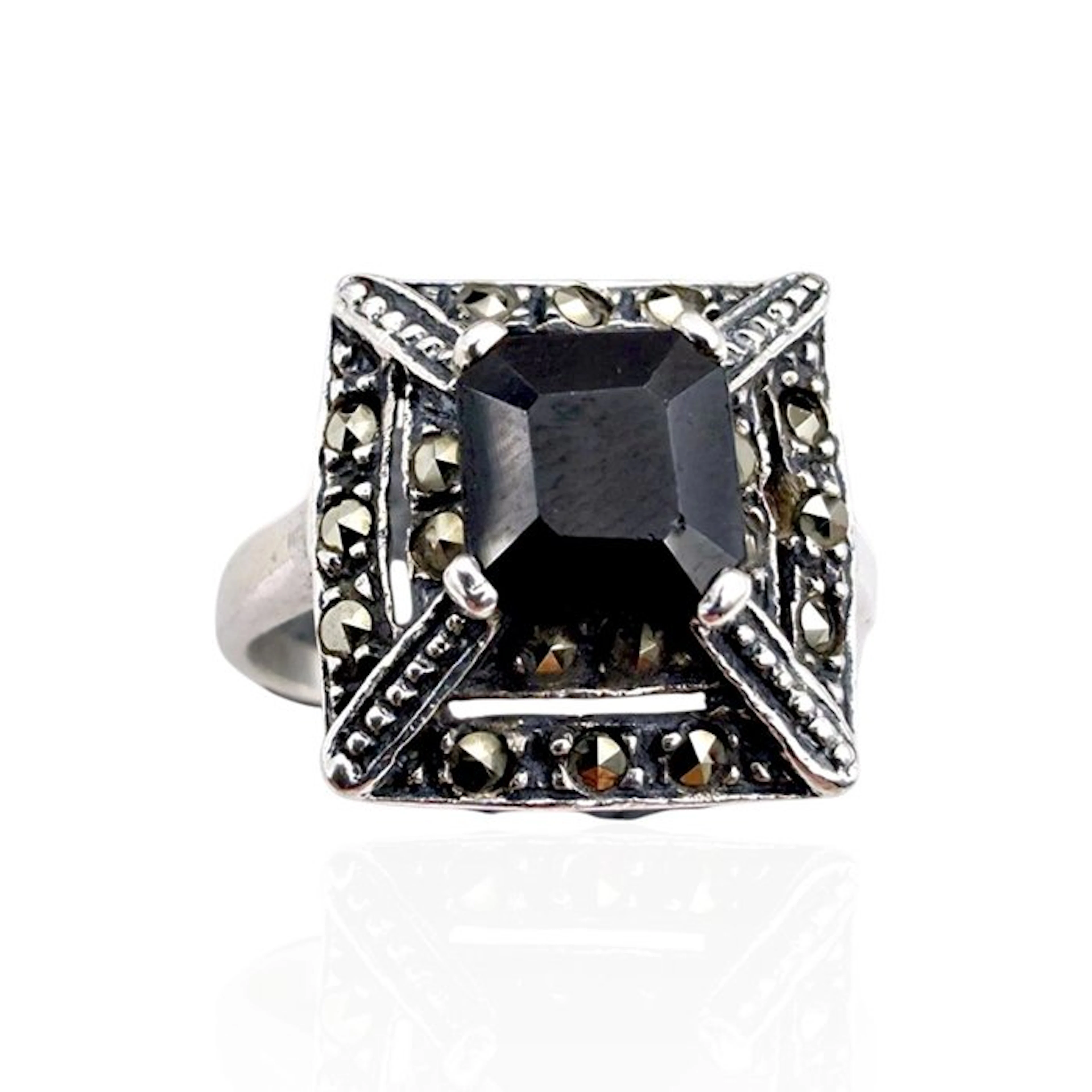 Silver - Ring - Art Deco ca. 1940s
