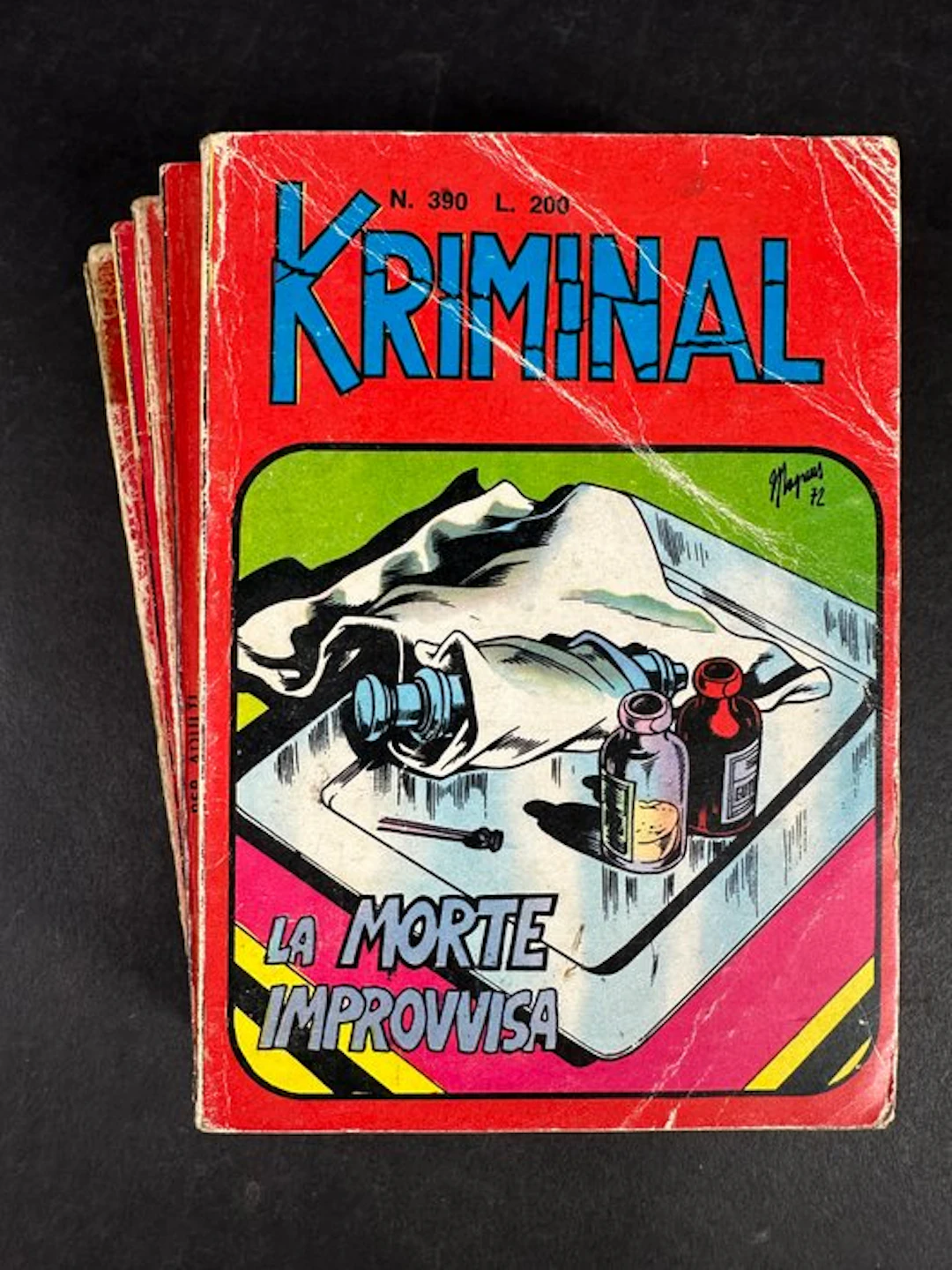 Kriminal nn. 390/394 - 5 Comic - First edition - 1972