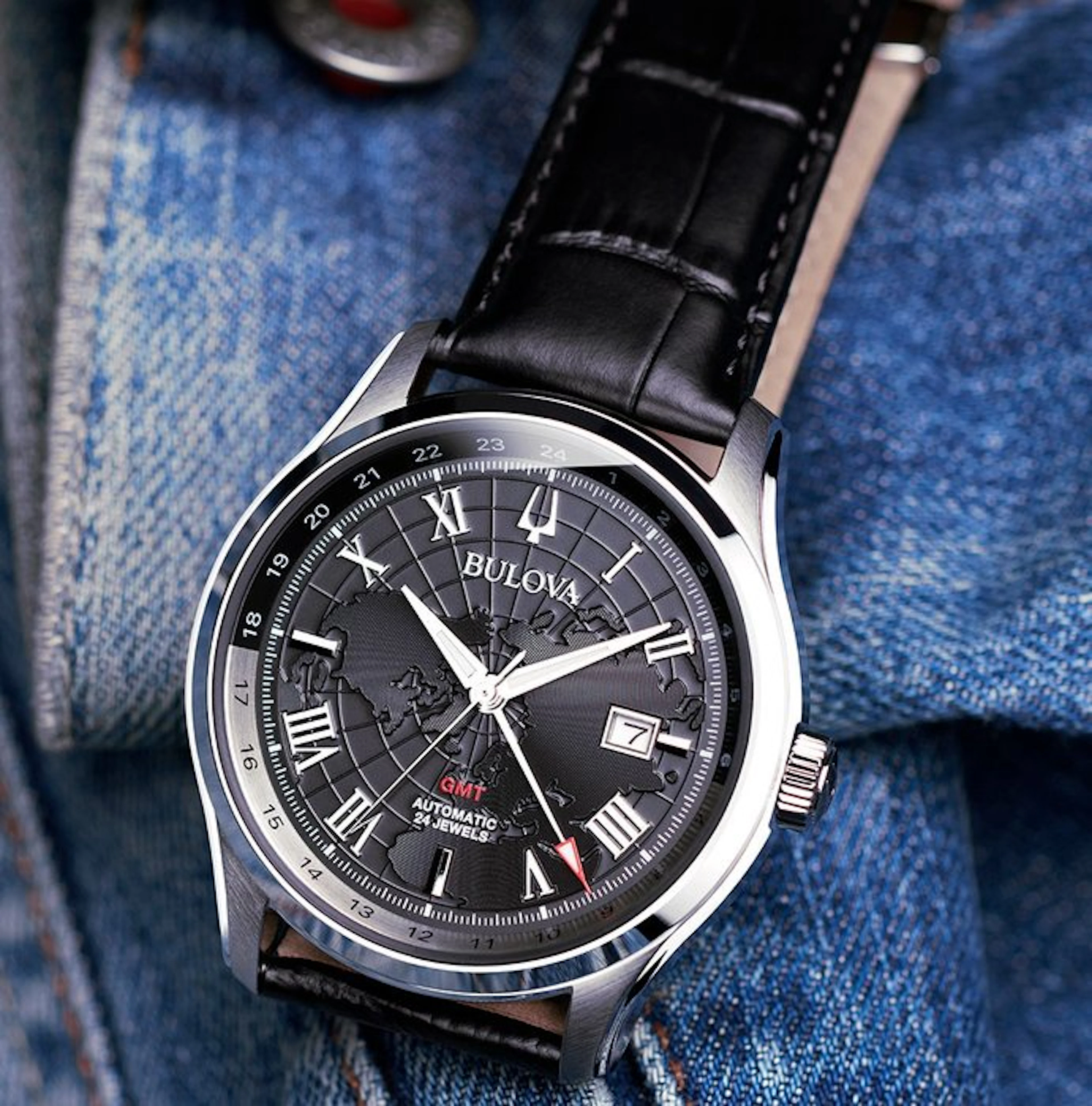 Bulova - Collezione Wilton GMT Black - Automatique - Men - 2025