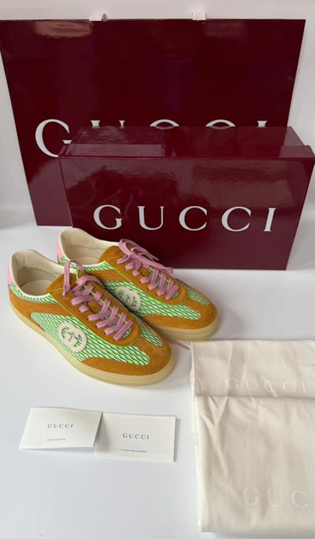 Gucci - Monogramma - Sneakers - Size: EU 41 - New with tags