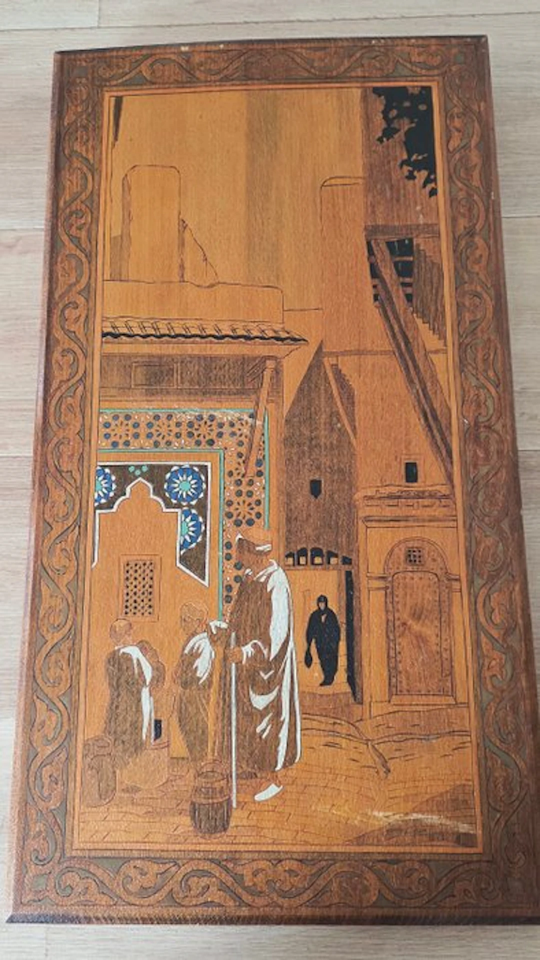 Panel - Hardwood - Orientalist wall panel