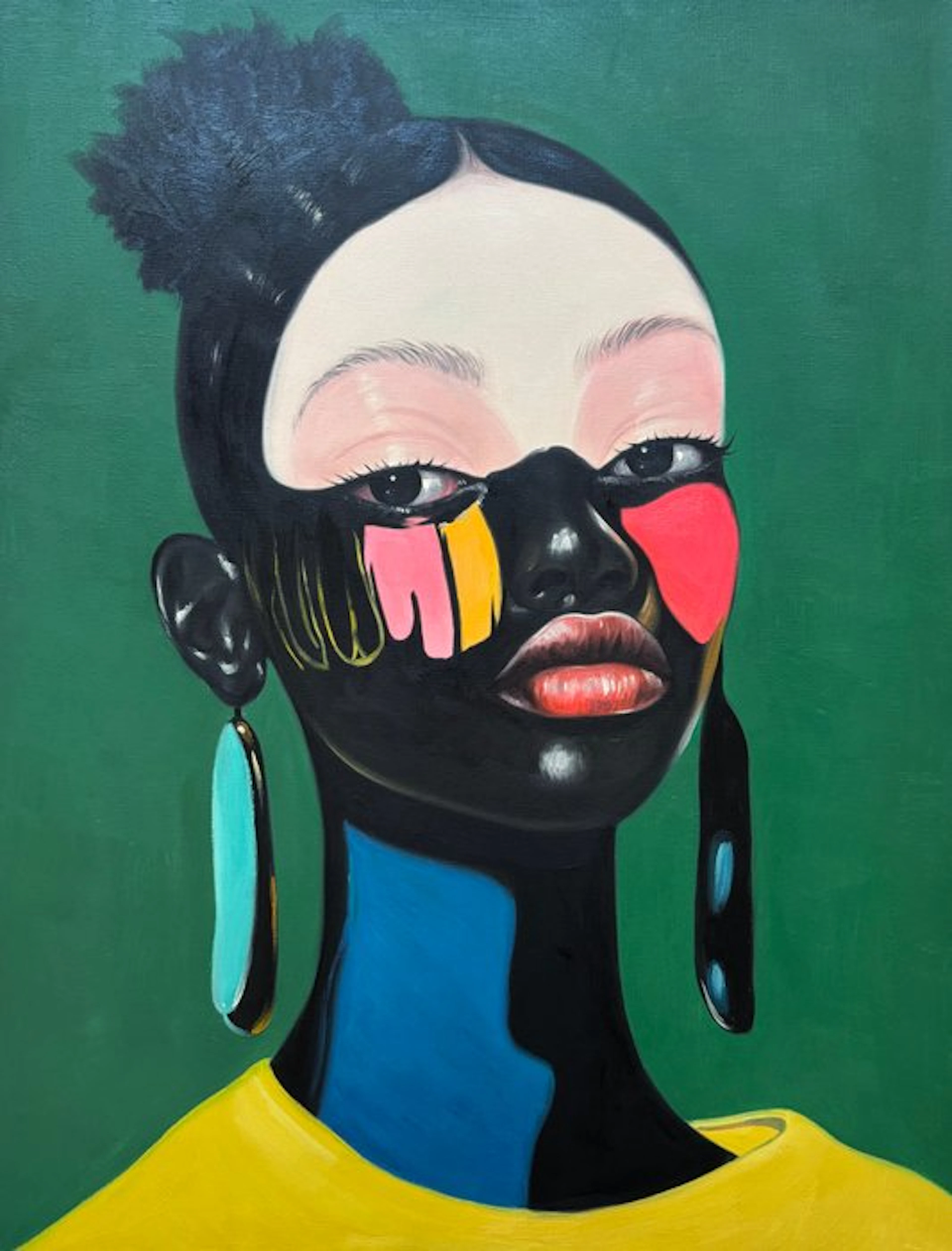 Mara Solène (1982) - Maschera di colore