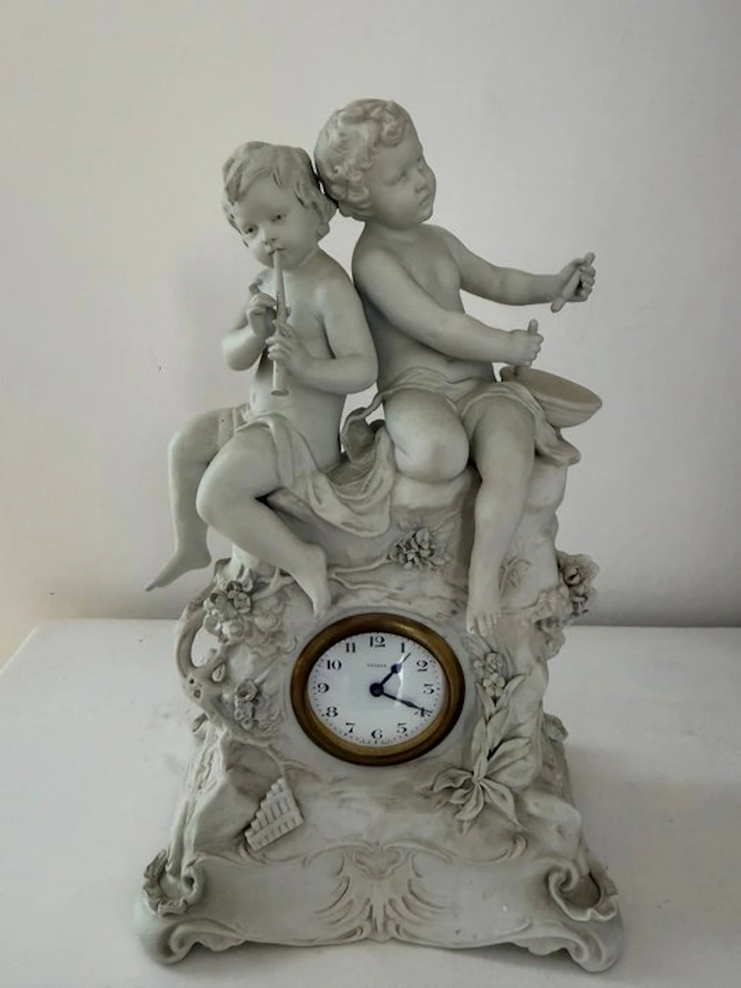 Table clock, Alarm clock - - Biscuit porcelain - 1960-1970