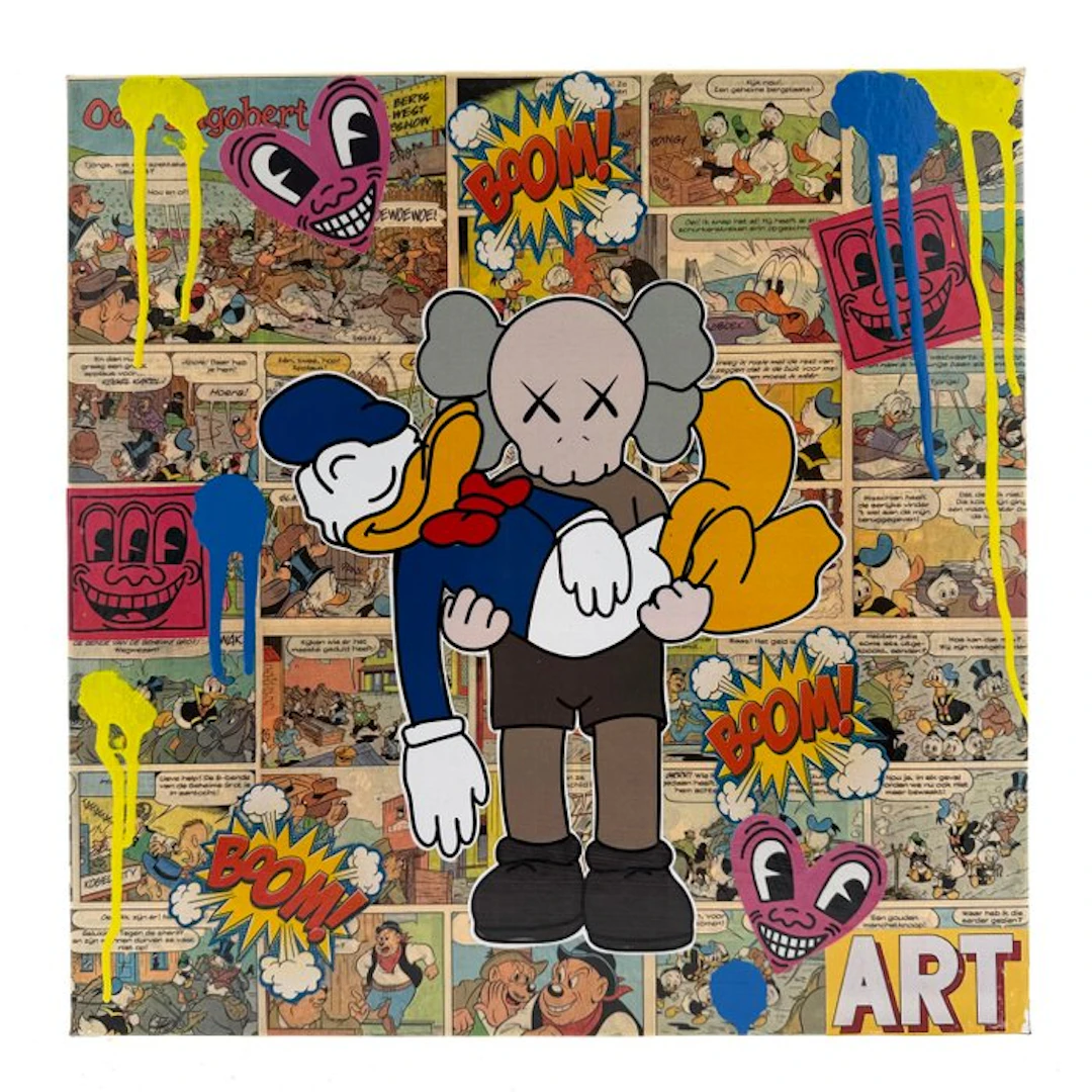 Koen Betjes (1992) - Donald’s Tribute x Comics (canvas)