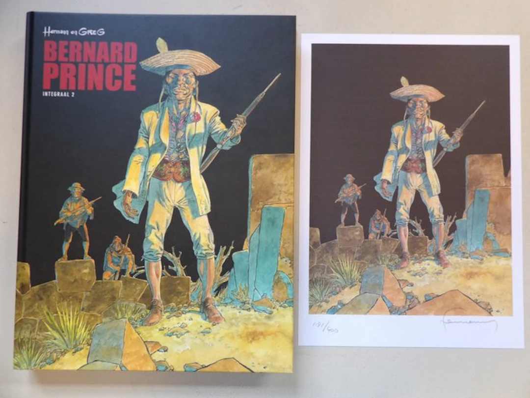 Bernard Prince - integraal 2 - luxe hc + prent - oplage...