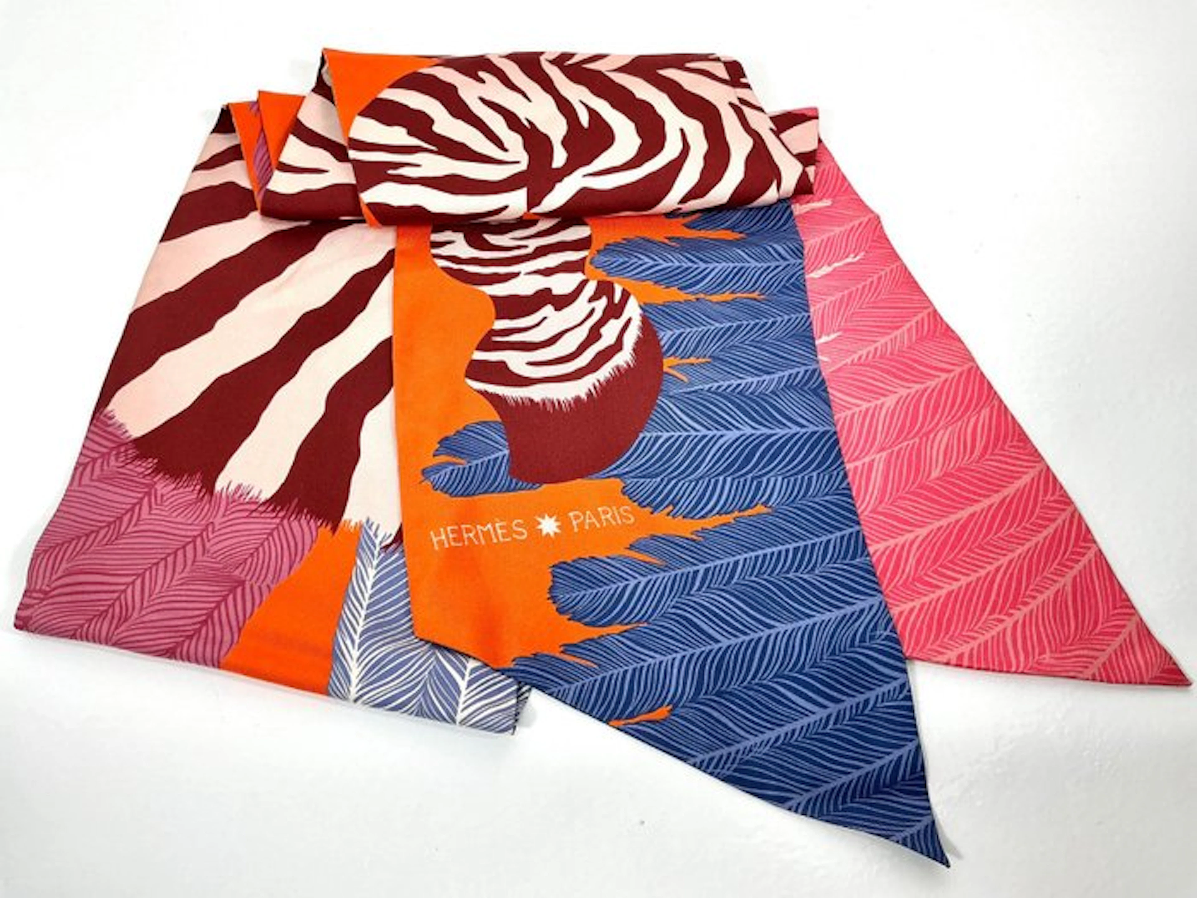 Hermès - Zebra Pegasus - Maxi Twilly - Foulard