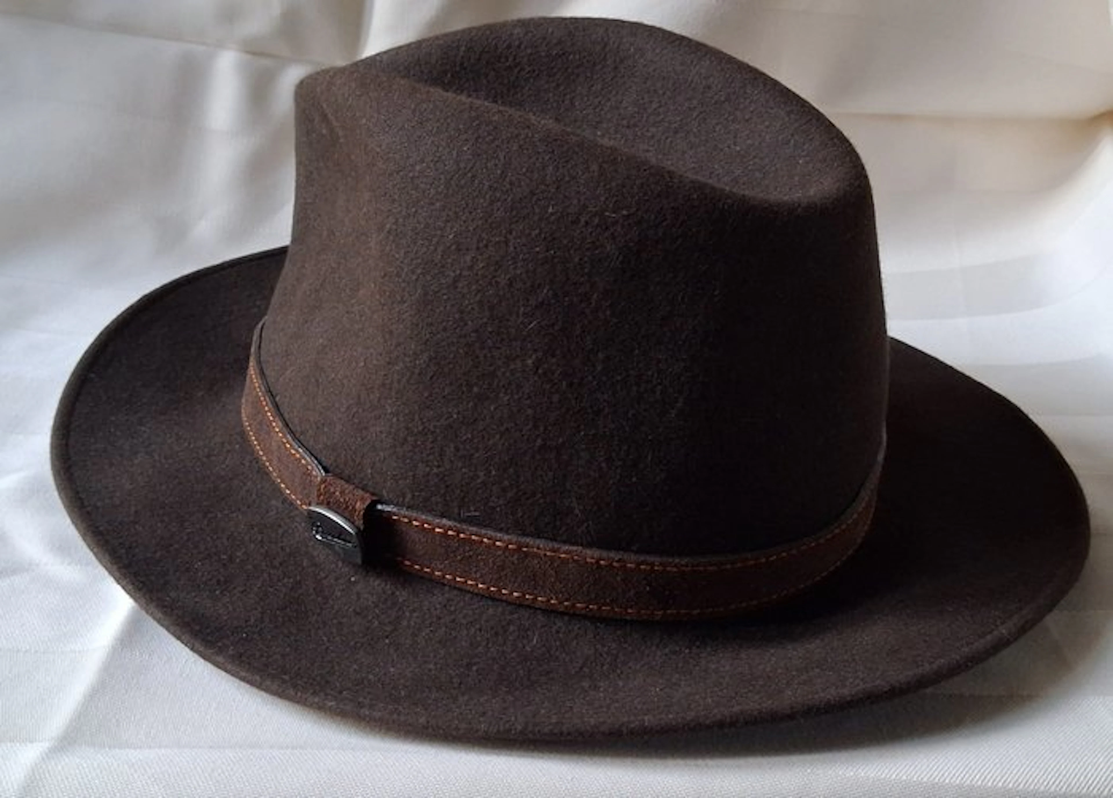 Borsalino - Hat (1) - Metal, Textile, Fur