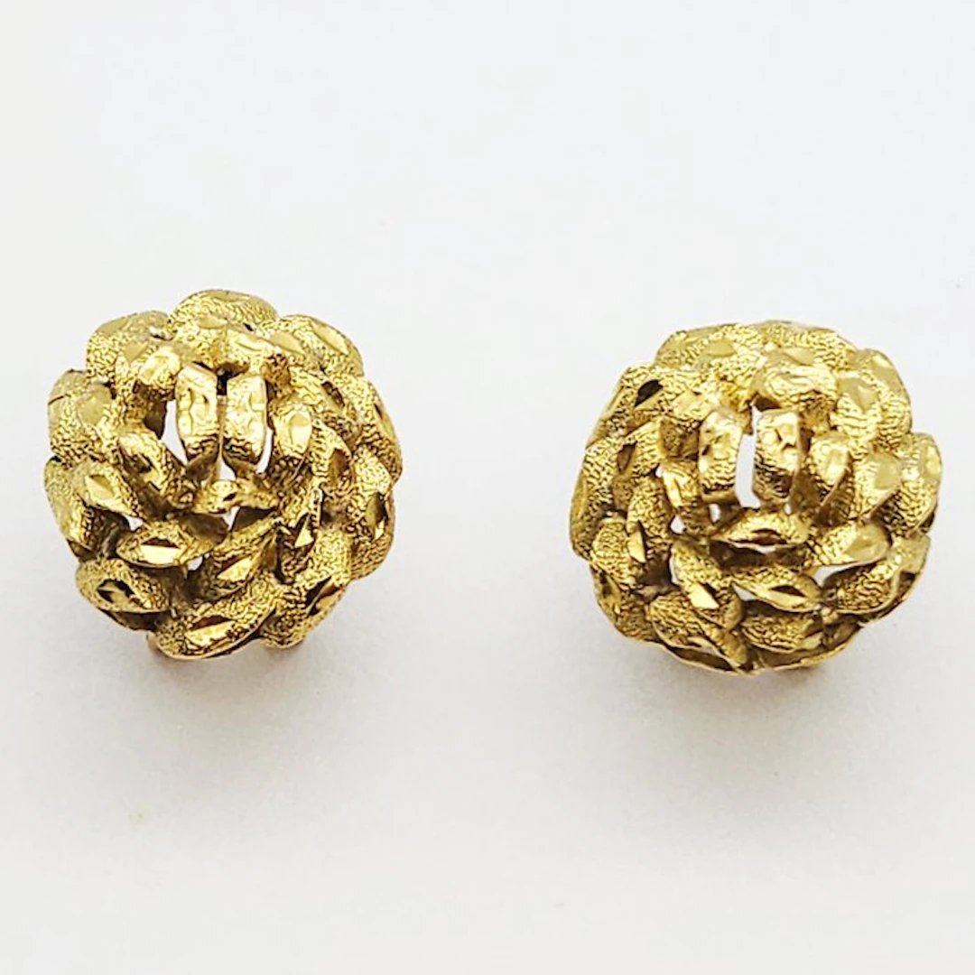 Earrings - 18 kt. Yellow gold