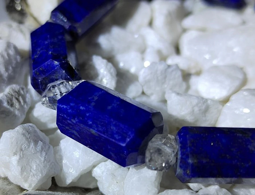 Lapis lazuli bracelet - high quality - 152.40 cts- 30.48 g