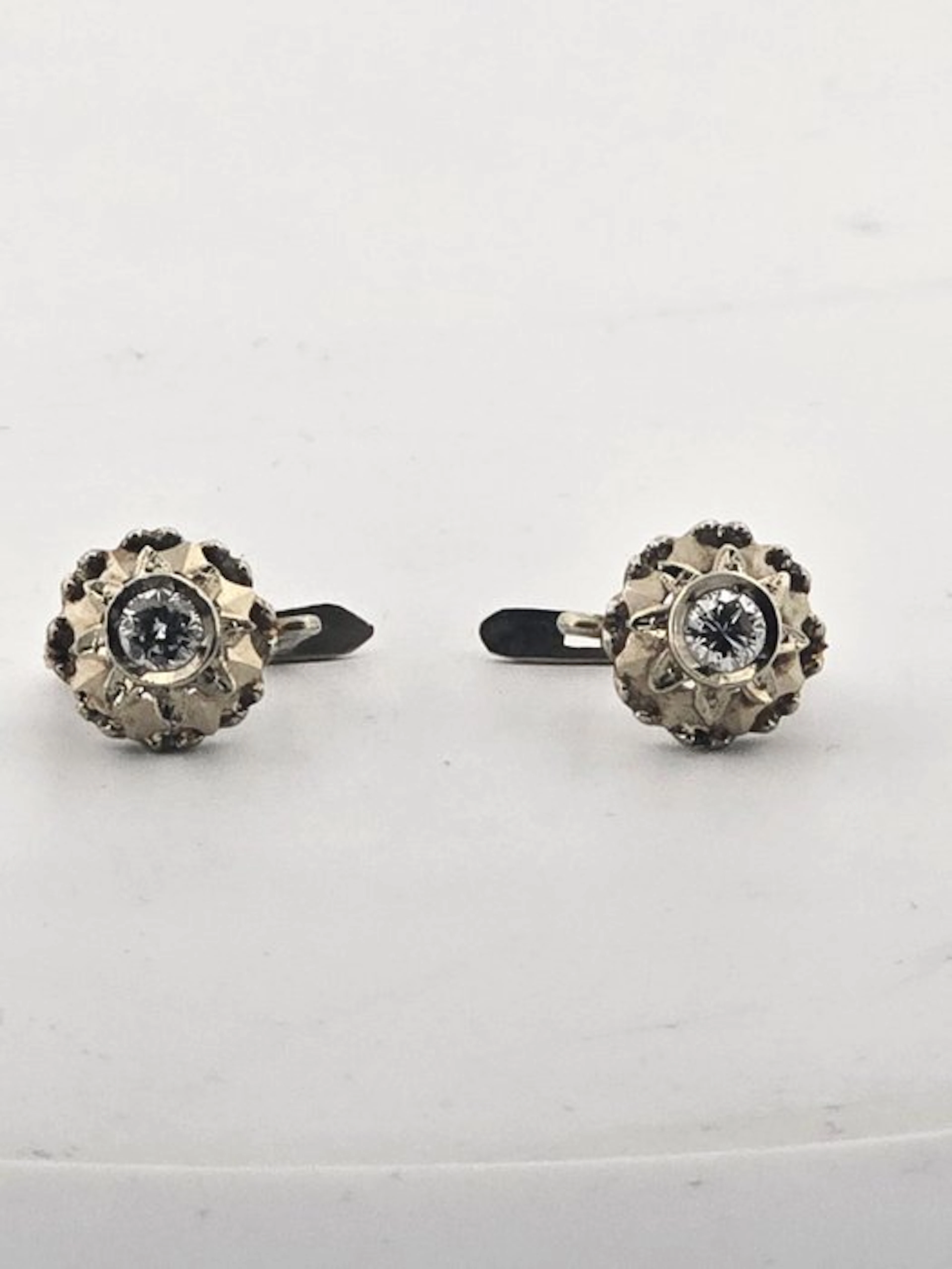 Earrings - 18 kt. White gold - 0.40ct. tw. Diamond (Natural)