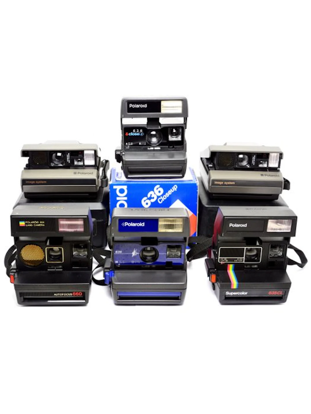 Polaroid Konvolut 6x ungetestete Kameras Instant camera