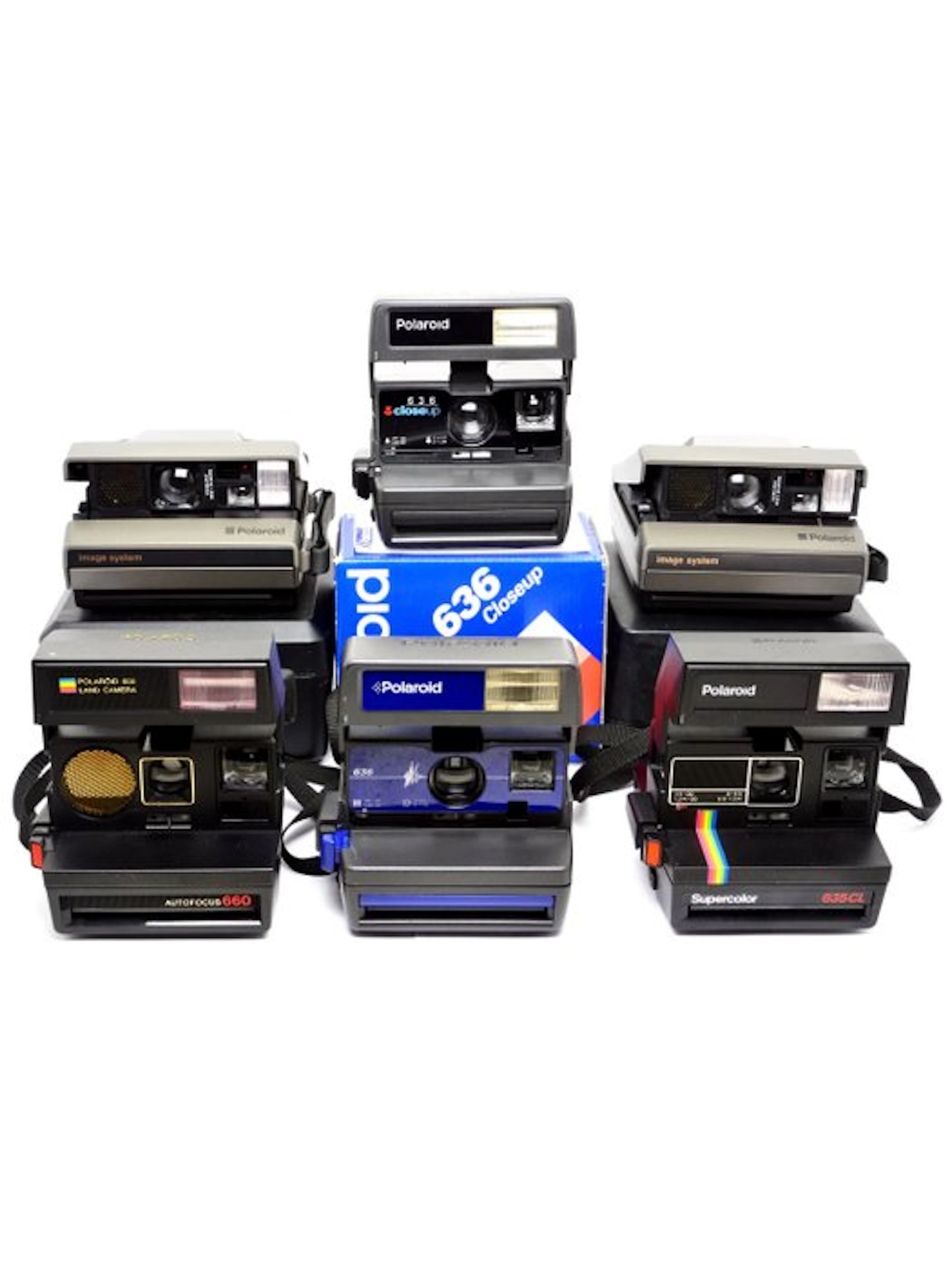 Polaroid Konvolut 6x ungetestete Kameras Instant camera