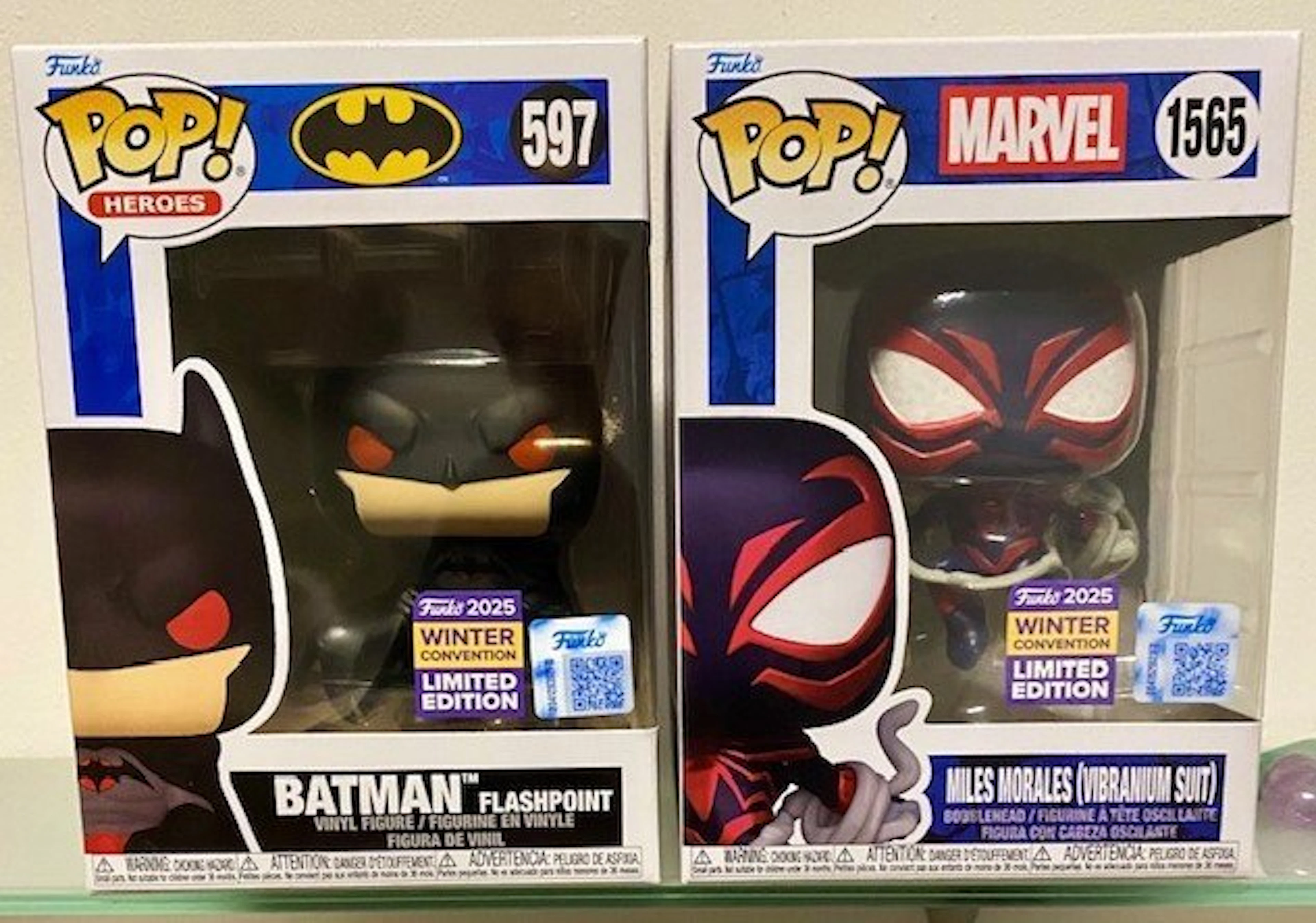 Funko - Funko Pop 1 Batman (Flashpoint)-1 Miles Morales...