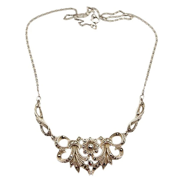 Silver - Necklace - Art Nouveau