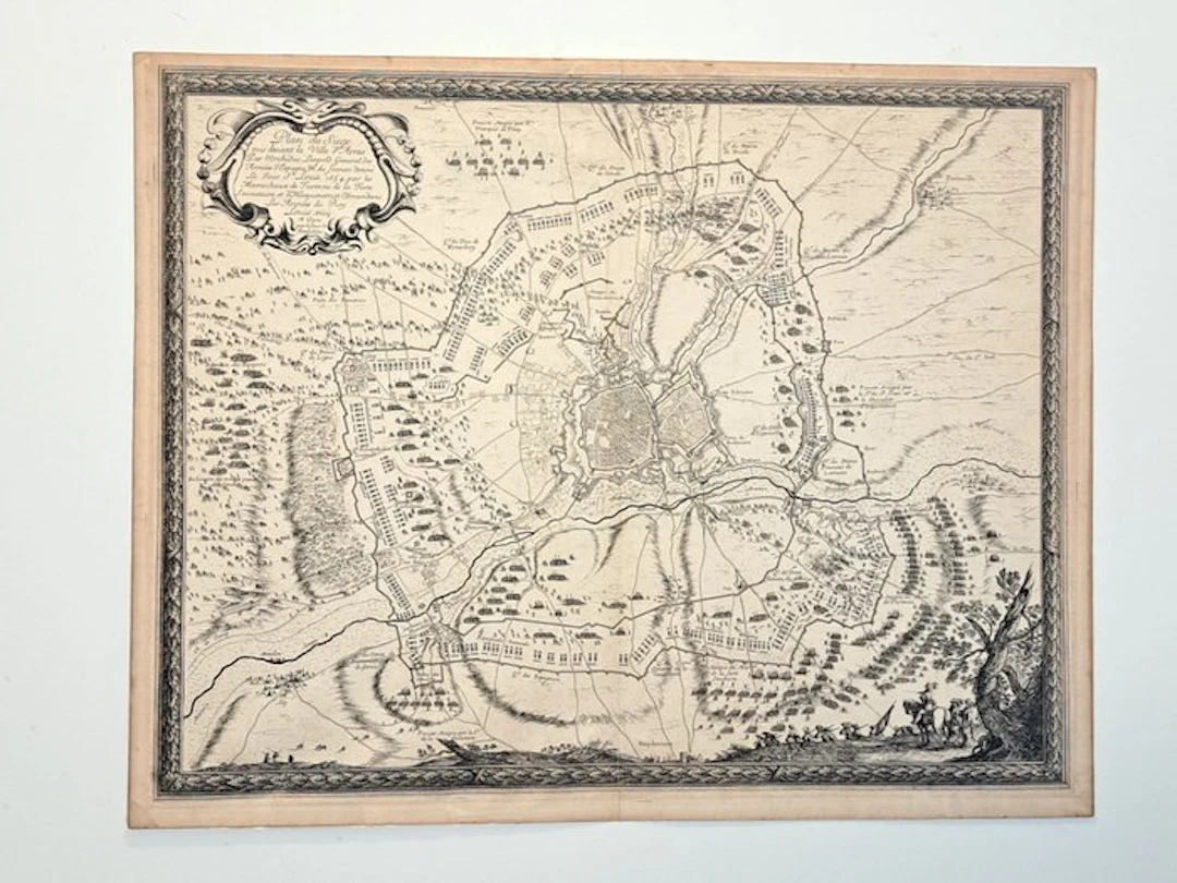 Sieur de Beaulieu - Plan du Siege mis devant la Ville d'Arras