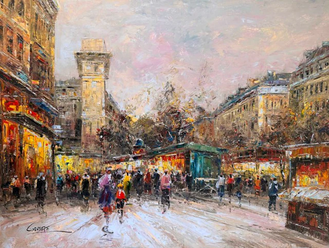 Christof Vevers (1962) - Paris ~ Porte Saint-Martin...