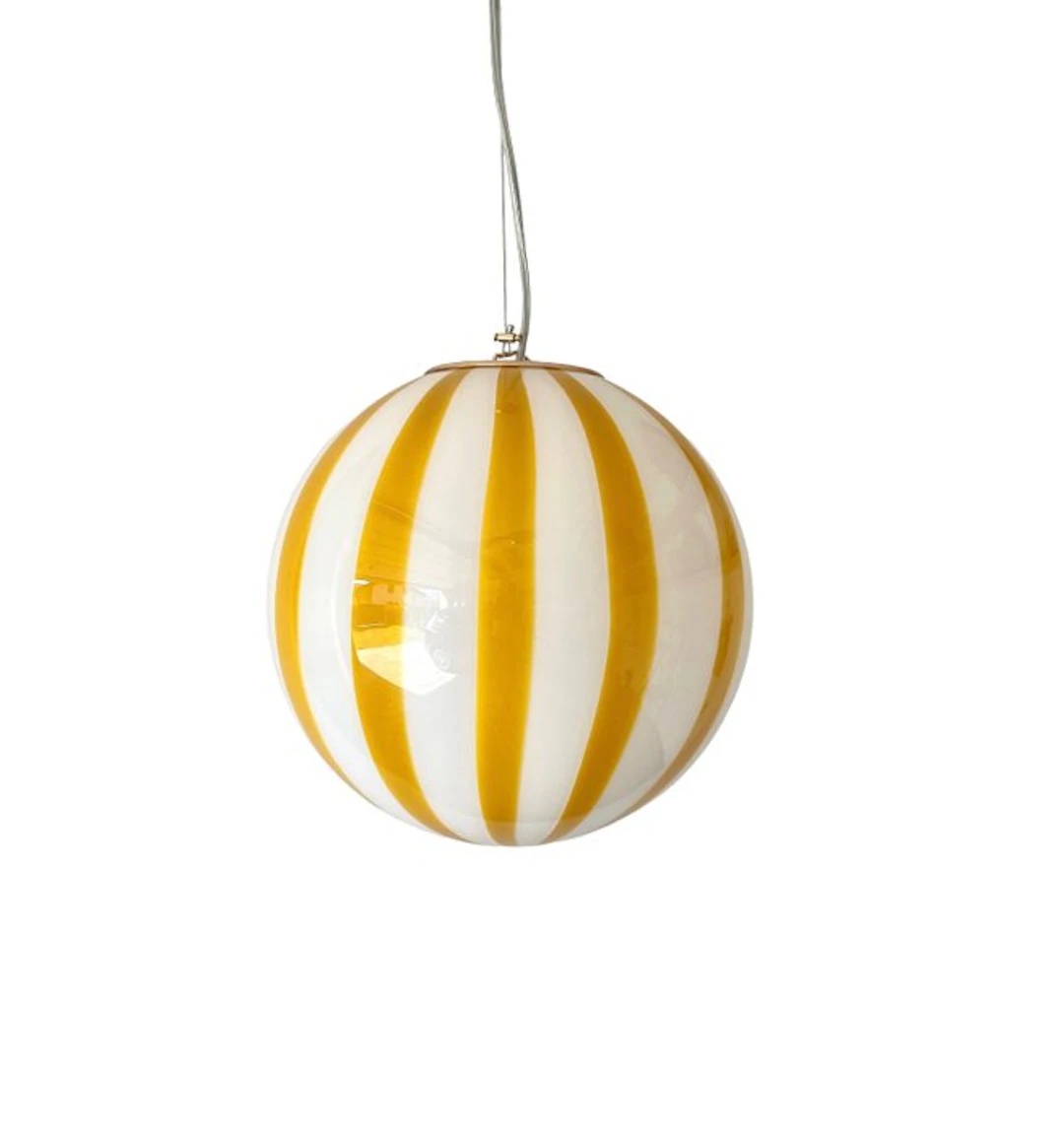 MIMU interior - Chandelier - Amber Filigree D30 - Effetre Murano glass canes