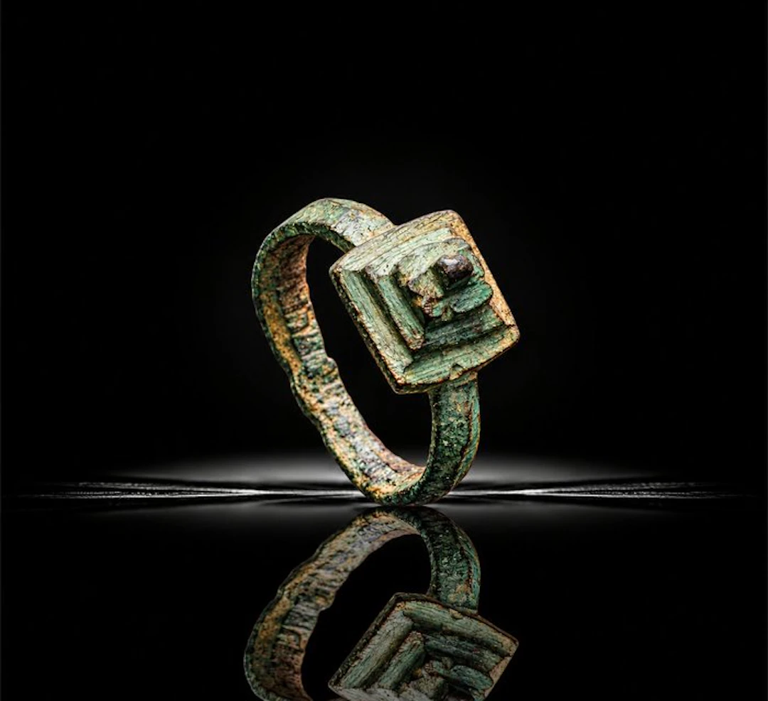 Late Roman/Early Byzantine Bronze “The Sacred Chamber” —...