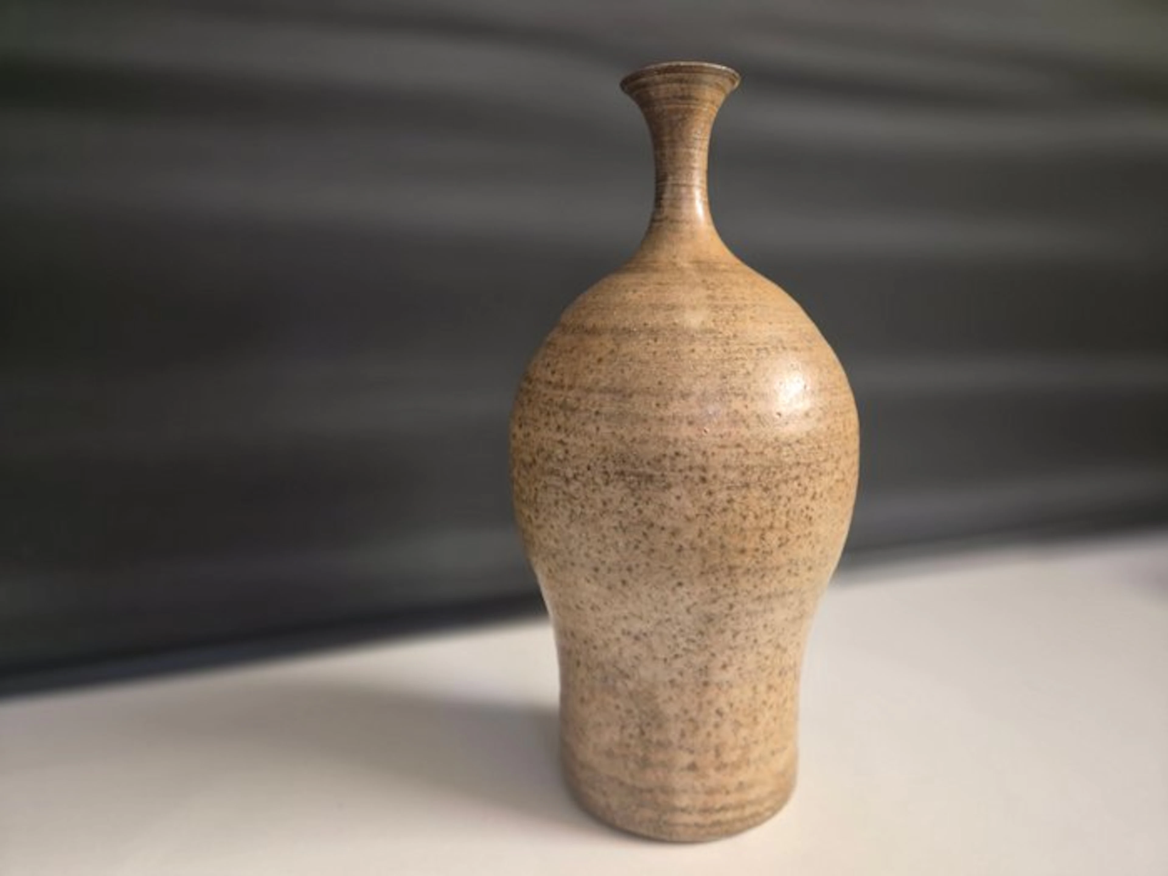 Freek Berends (1945 - 2025) - Vase - Earthenware - Flesvaas Japandi