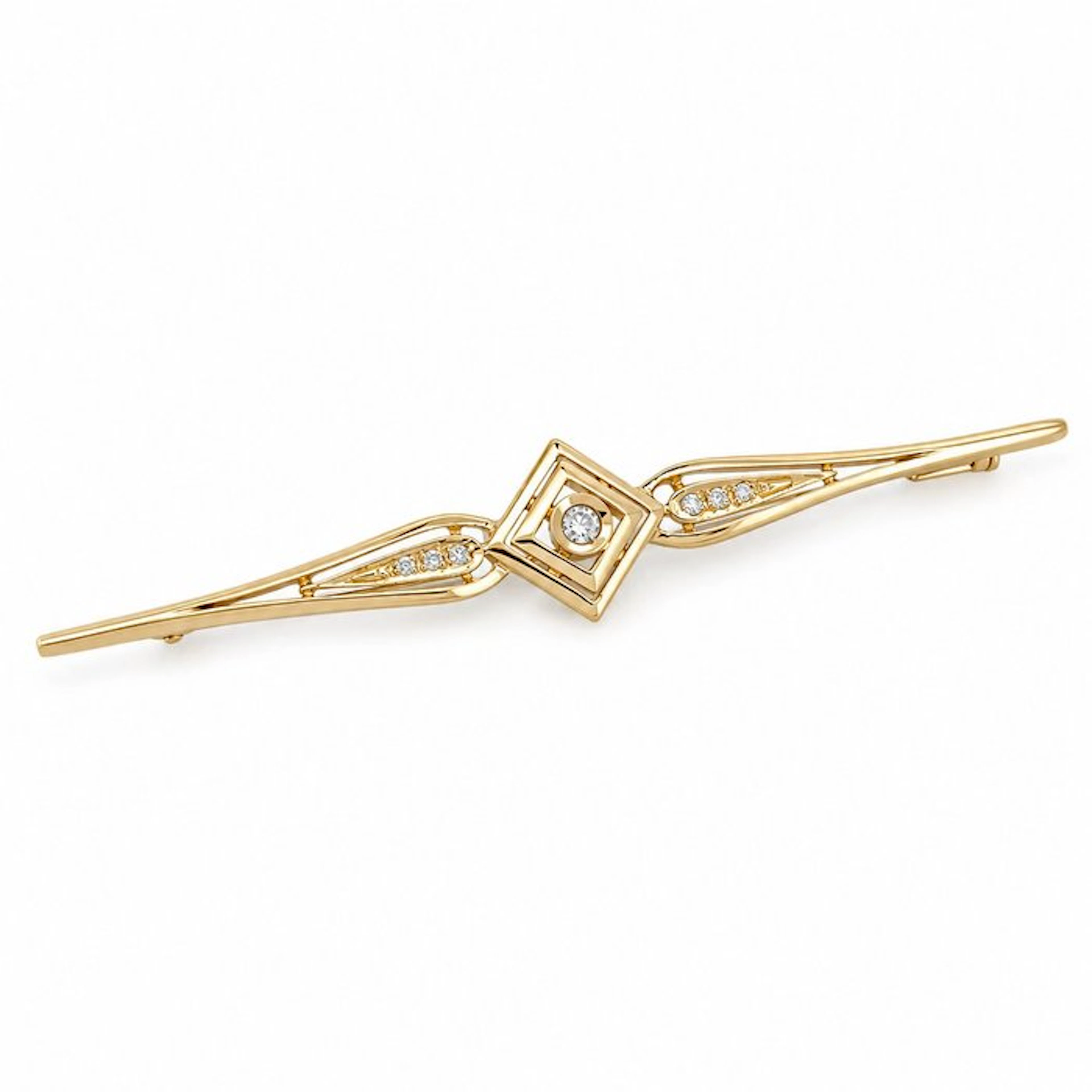 Brooch - 18 kt