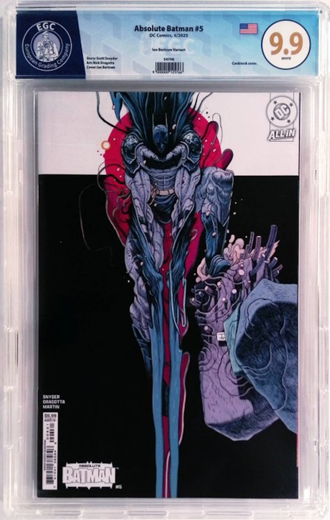 Absolute Batman #5 - EGC 9.9 - 1 Graded comic - First edition - 2025