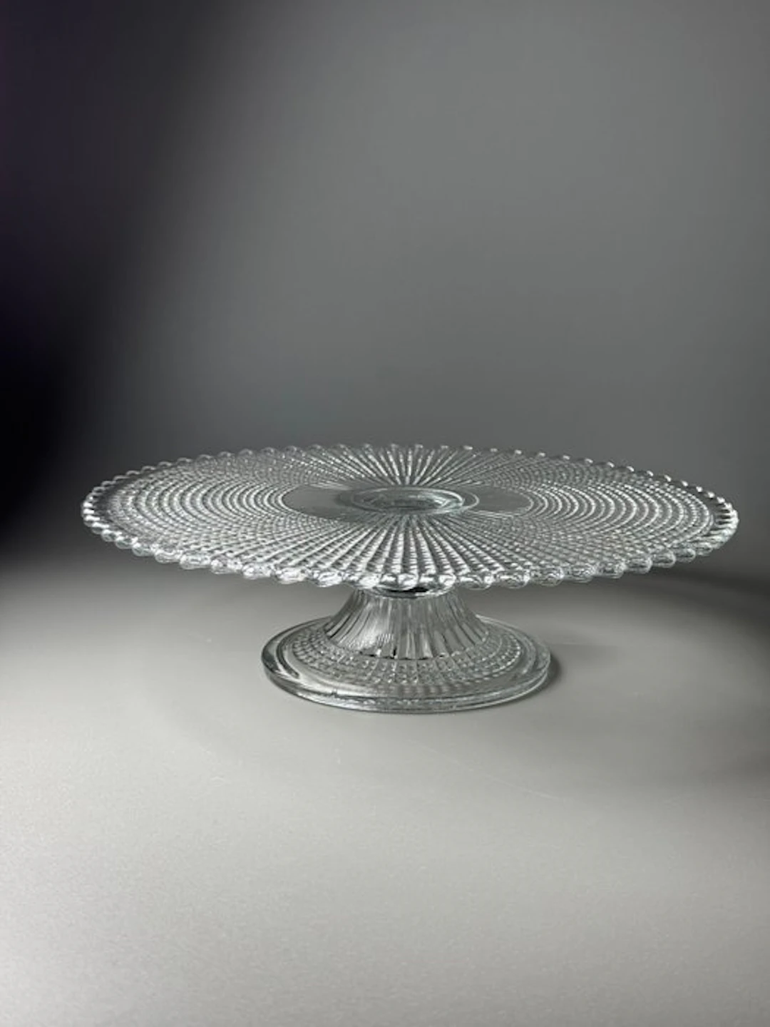 Val Saint Lambert - Charles Graffart - Cake stand - 'Hambourg” - 26