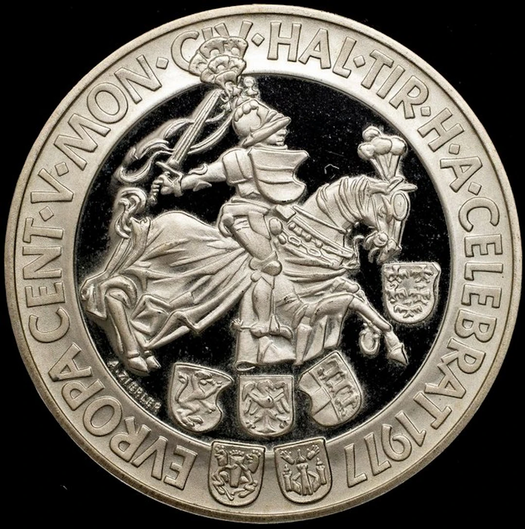Austria. 100 Schilling 1977 - Münzstätte Hall (Proof) (No reserve price)