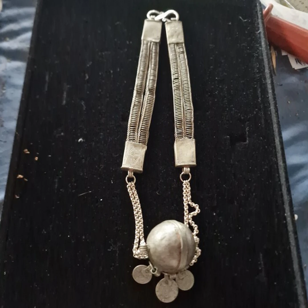 Silver - Necklace with pendant - Berber silver 925