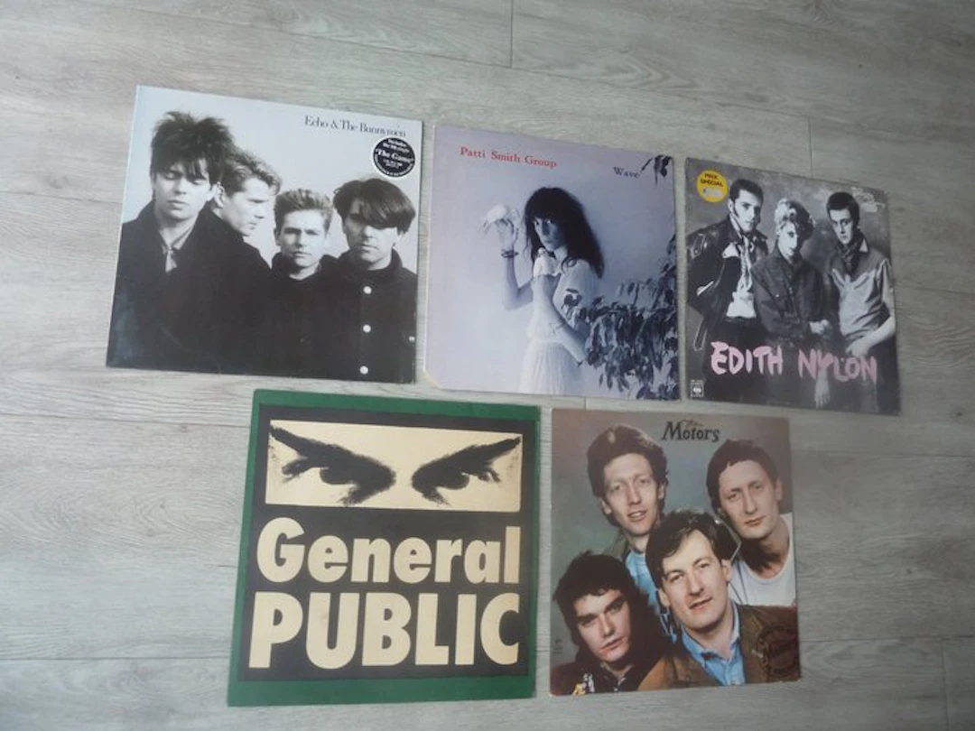 Punk - New Wave lot with Echo & the Bunnyman -Patti Smith...