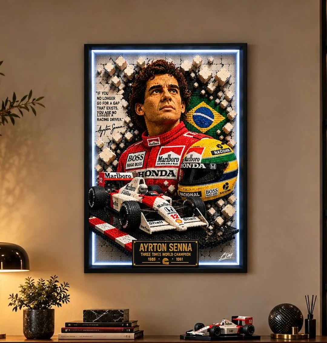 LEGO Merchandise - Art - “Ayrton Senna – Racing Legend in...