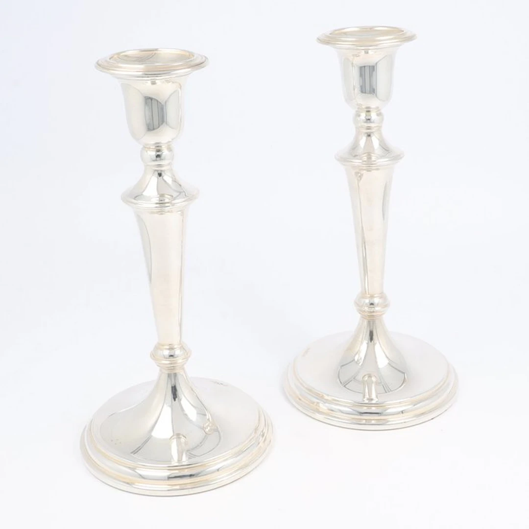RC (Carrs of Sheffield). (Sheffield, 1997). - Candleholder (2) - .925 silver