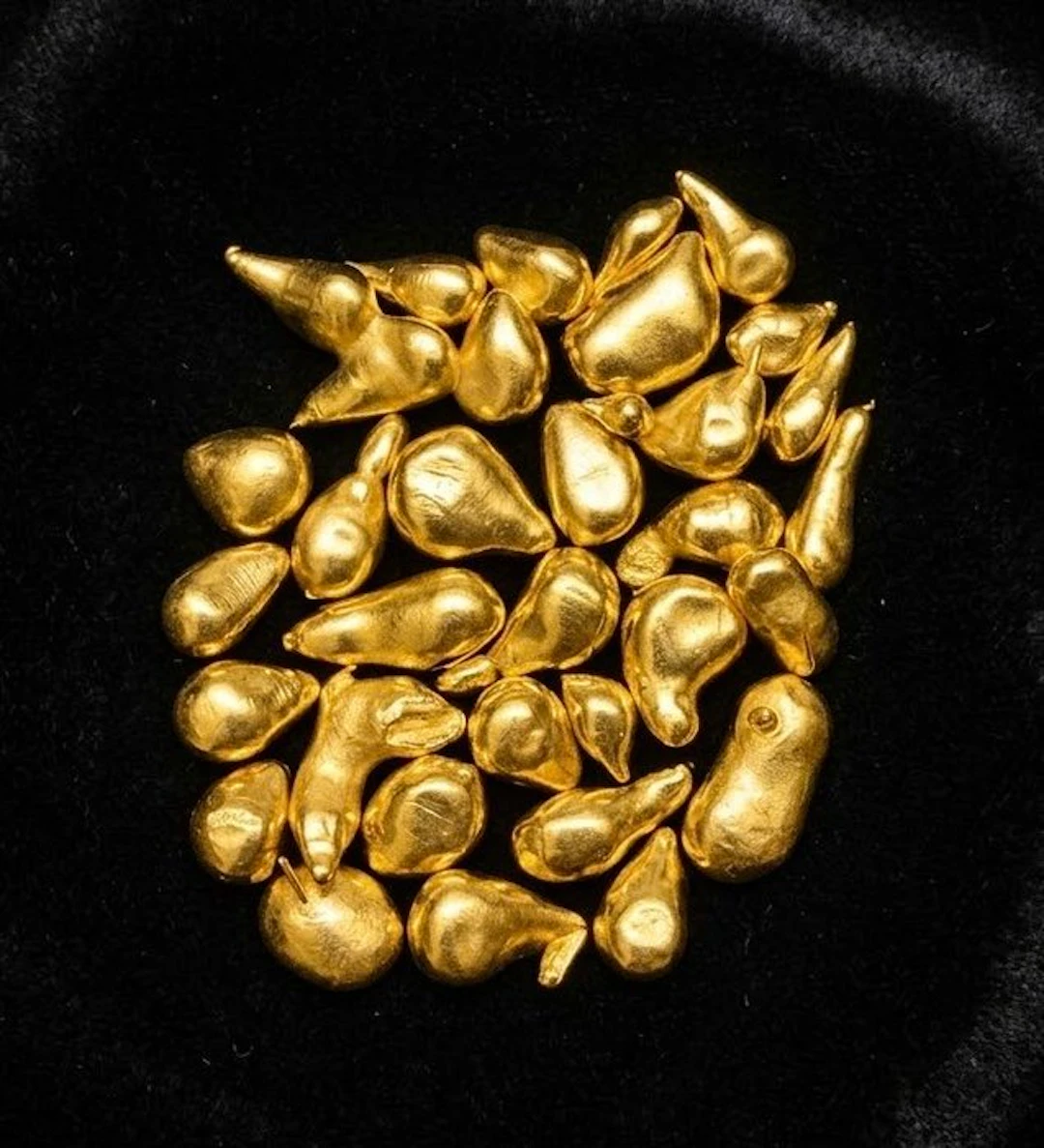 24-karat gold granules - gold-filled nugget - 31.1 g...
