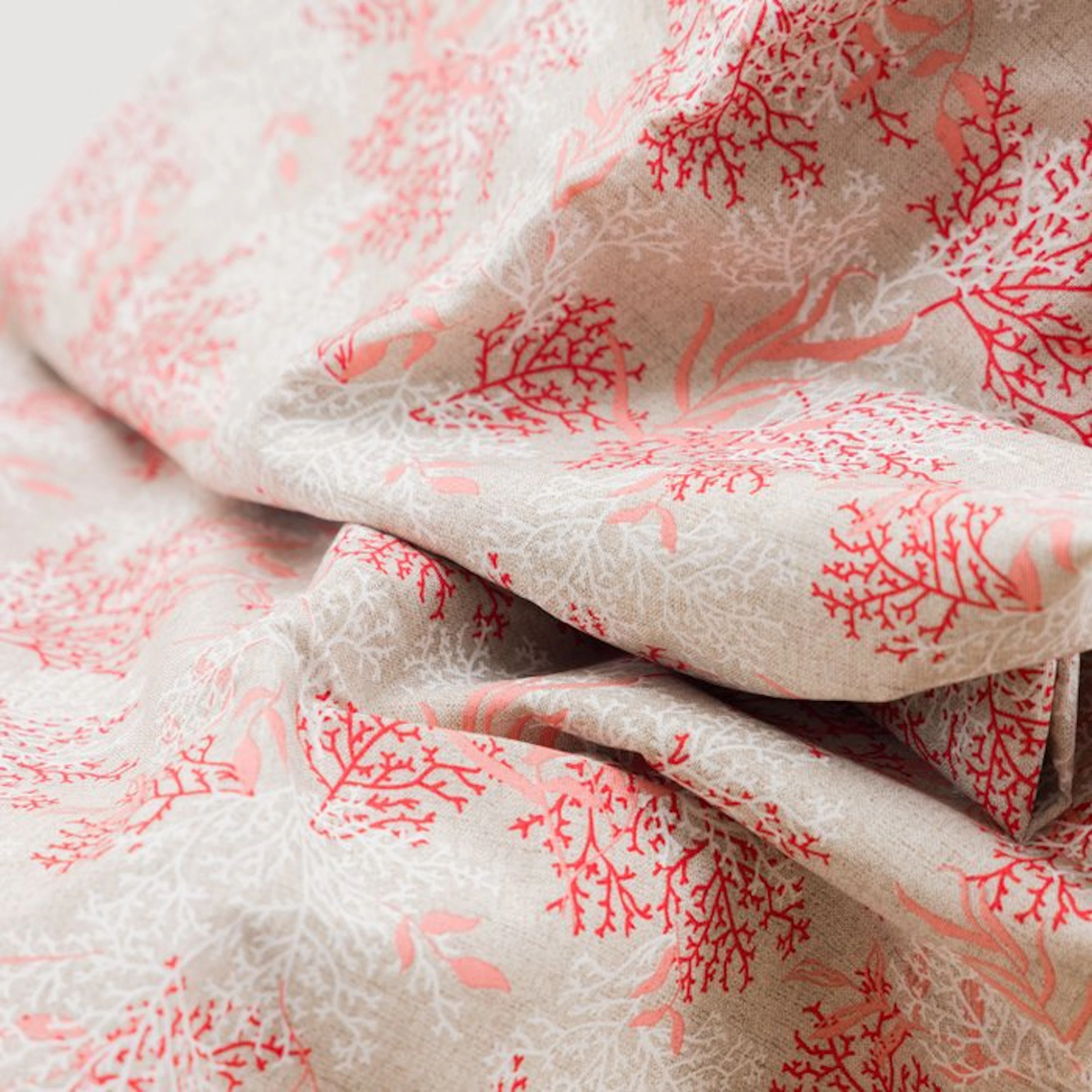 BA173 - Coral Bay Fabric – Marine Motif - Upholstery fabric - 250 cm - 280 cm