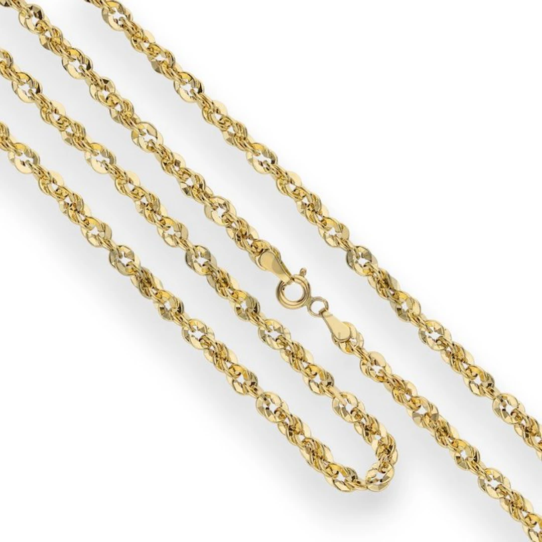Necklace - 18 kt. Yellow gold - Cuban link 40 cm 18k 5.4 g