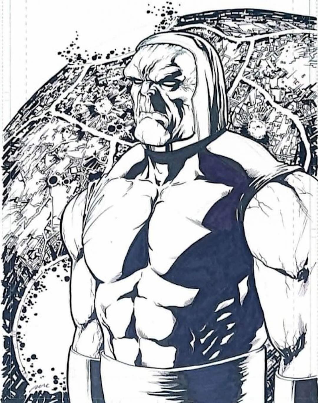 Pere Pérez - 1 Original drawing - Darkseid